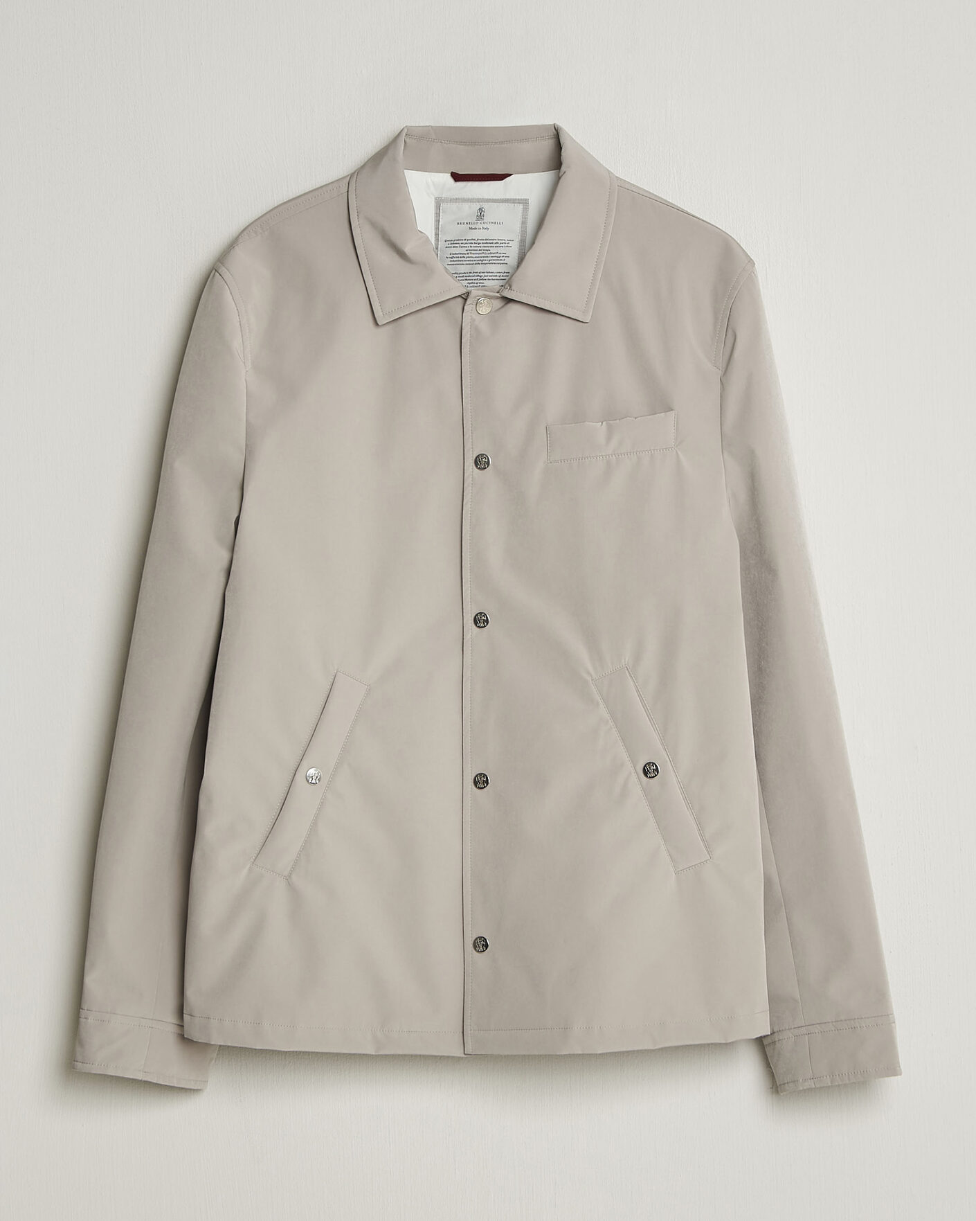 Herre | Jakker | Brunello Cucinelli | Nylon Padded Jacket Beige