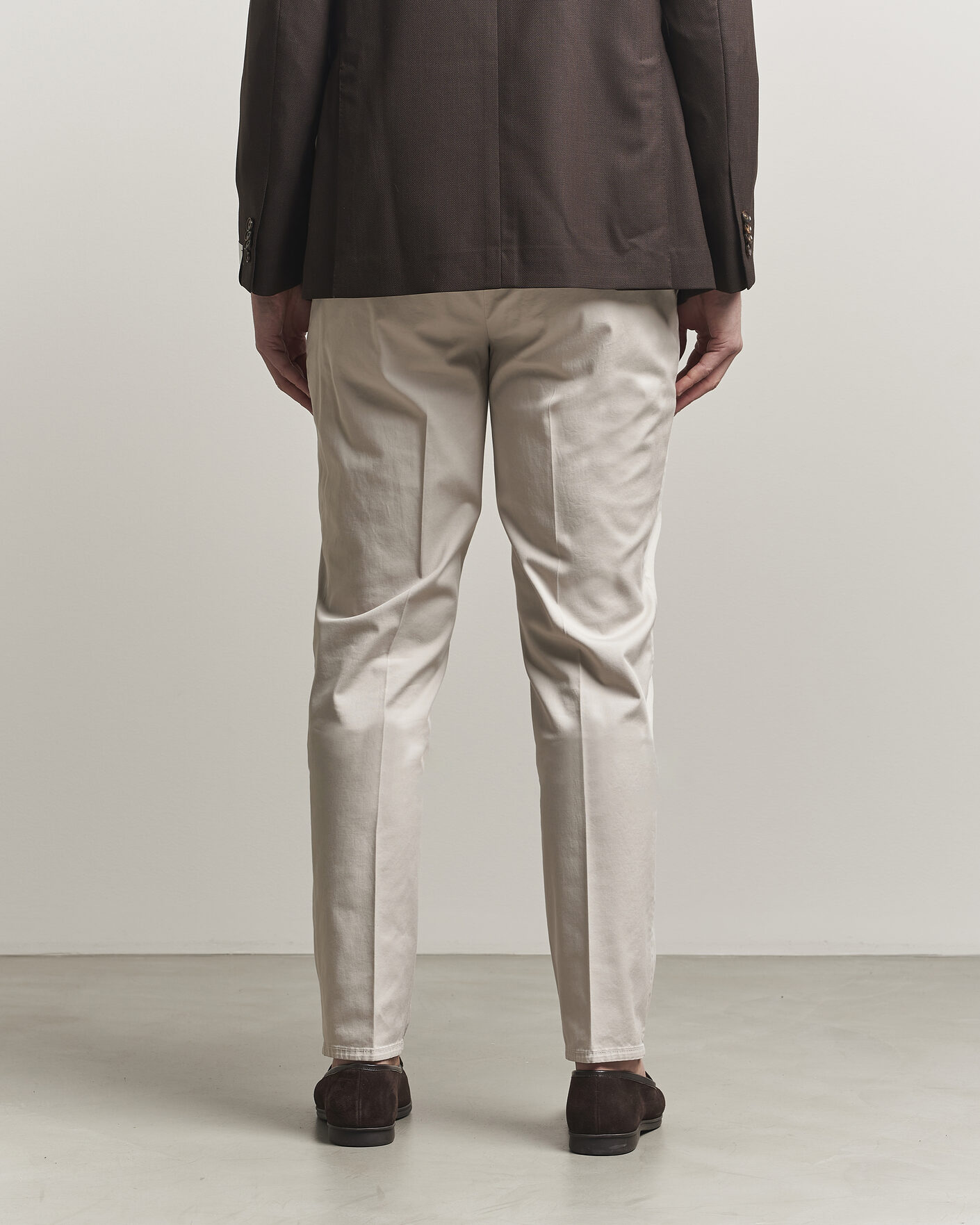 Herre | Bukser | Brunello Cucinelli | Slim Fit Chinos Light Beige