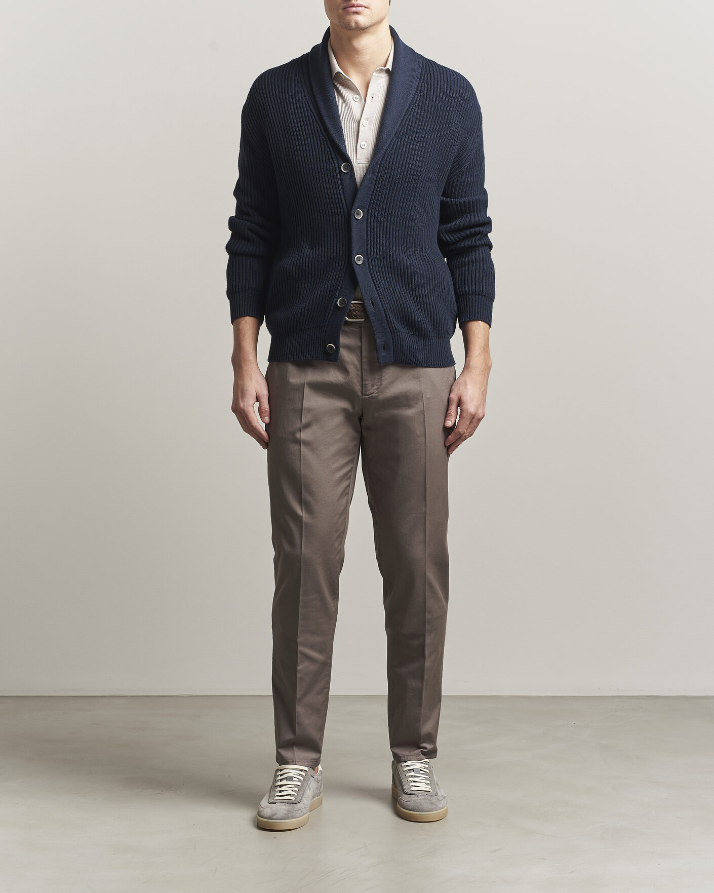 Herre | Bukser | Brunello Cucinelli | Slim Fit Chinos Brown