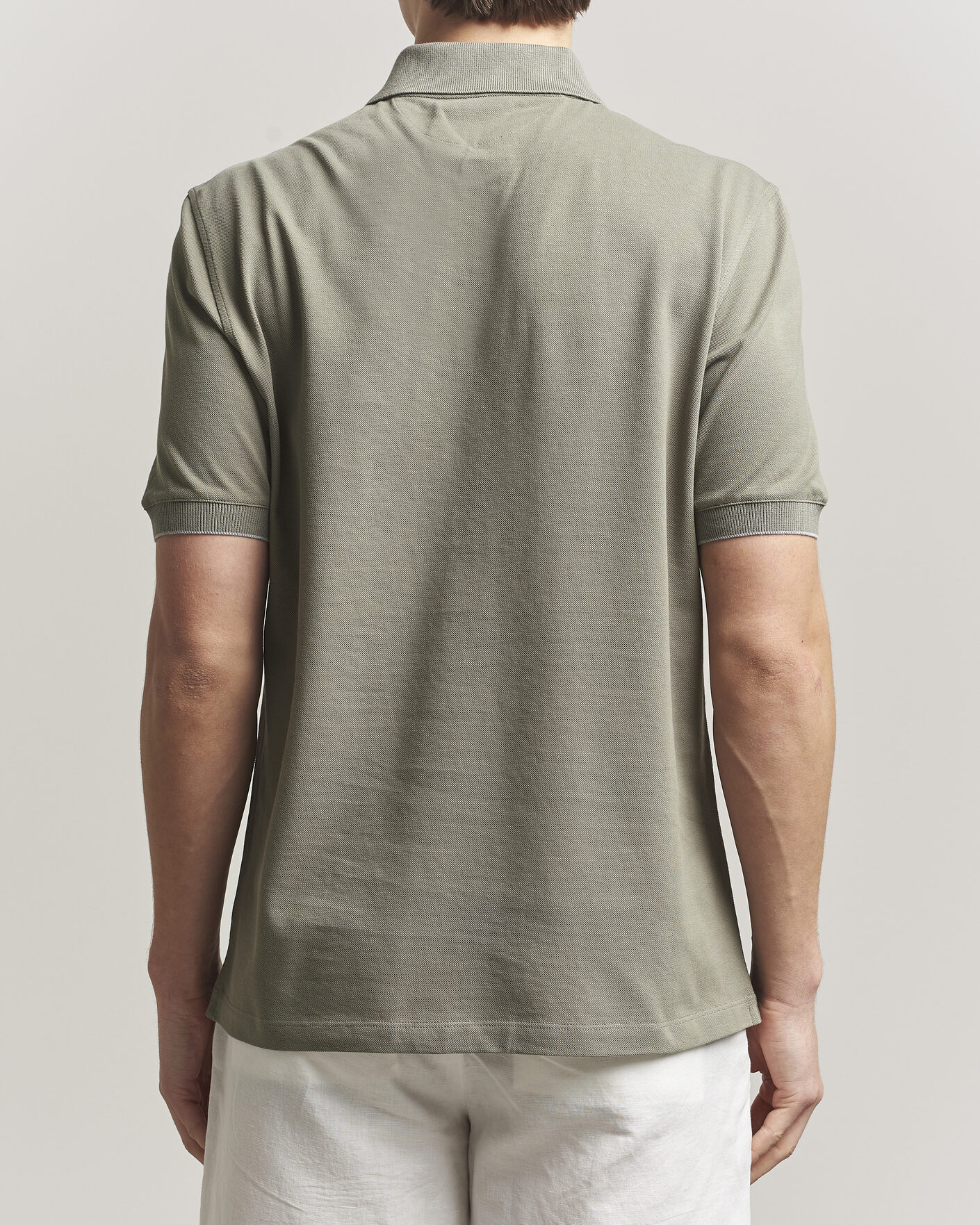 Herre | Pikéer | Brunello Cucinelli | Short Sleeve Logo Polo Olive