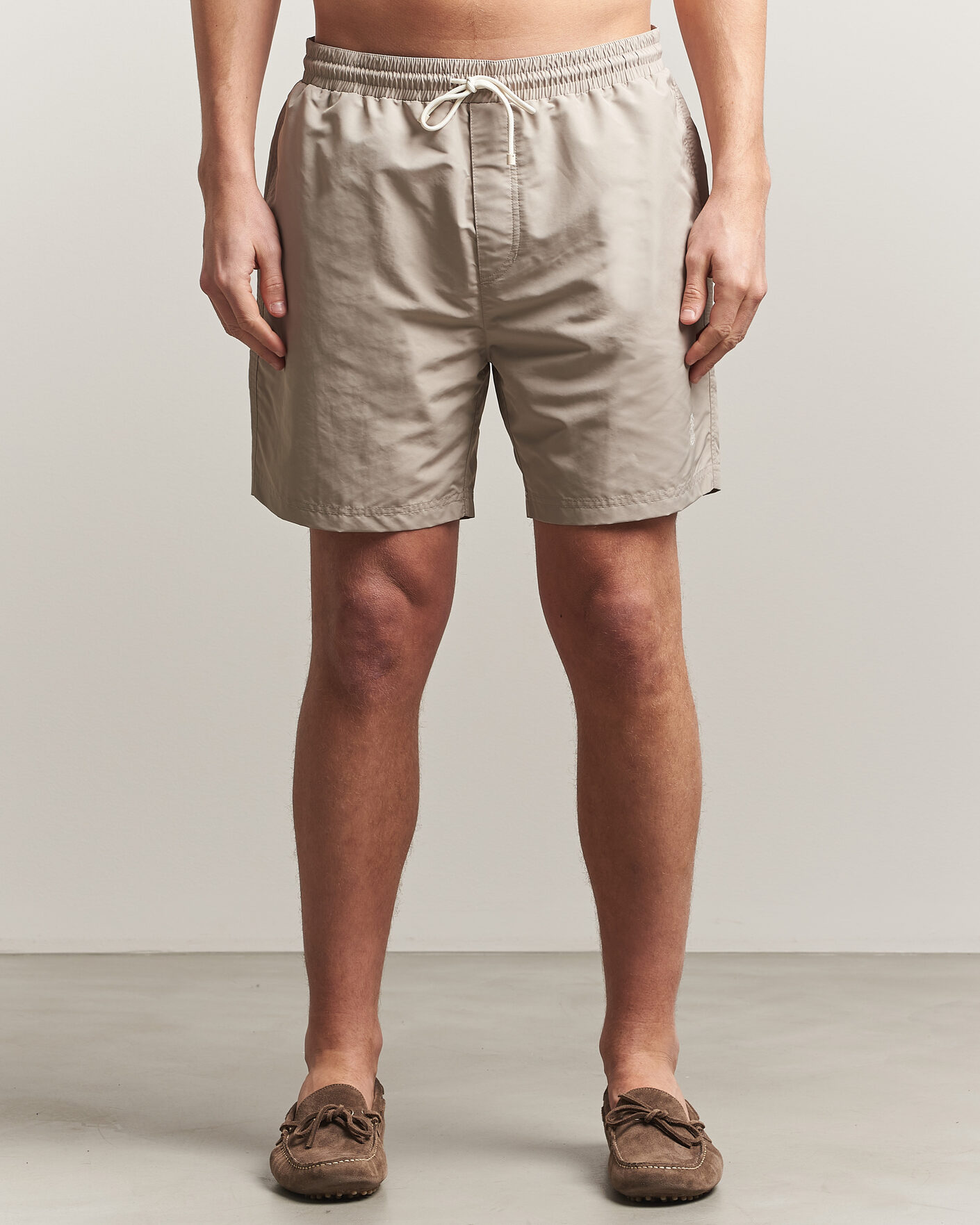 Herre | Badeshorts | Brunello Cucinelli | Nylon Swim Trunks Beige
