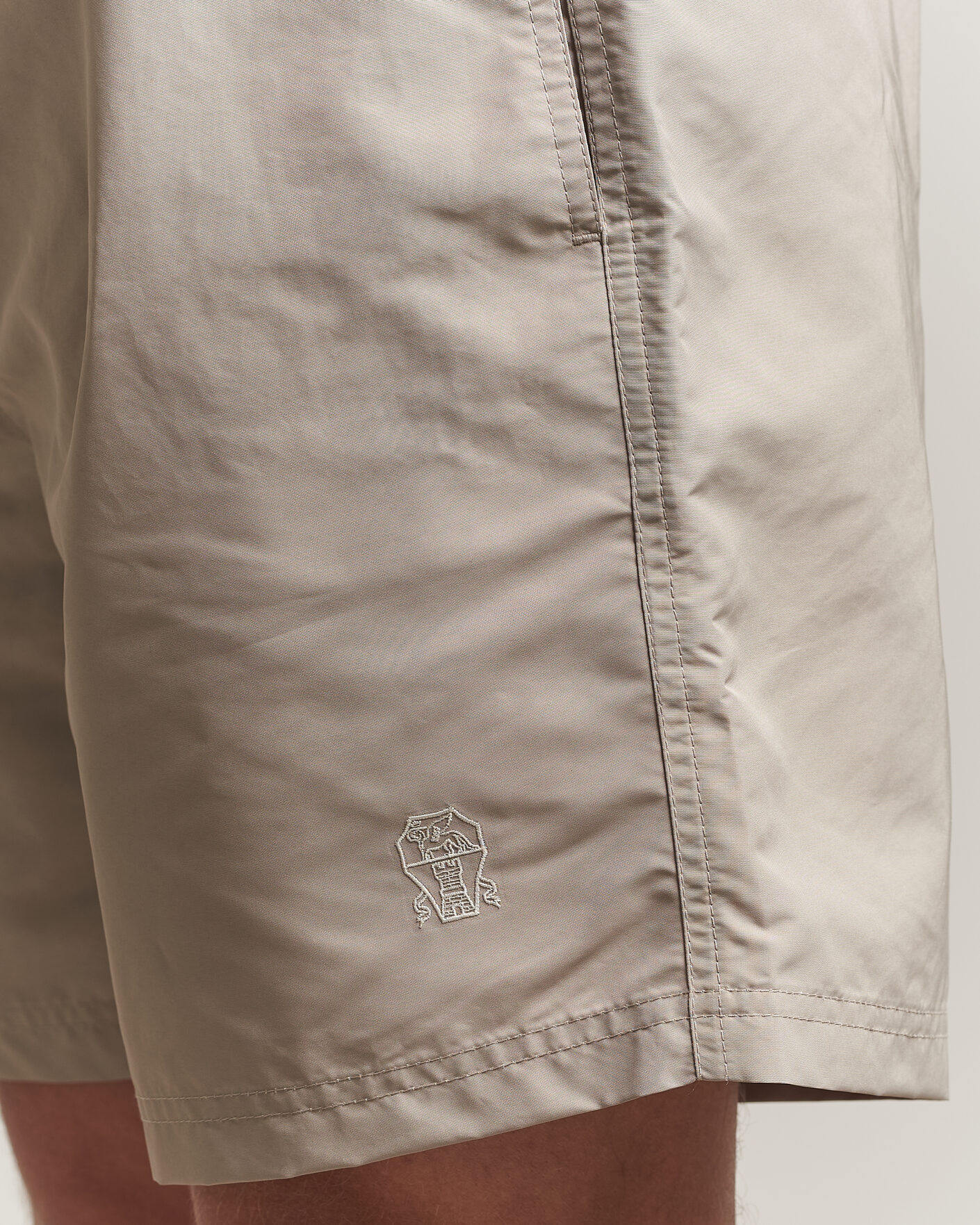 Herre | Badeshorts | Brunello Cucinelli | Nylon Swim Trunks Beige