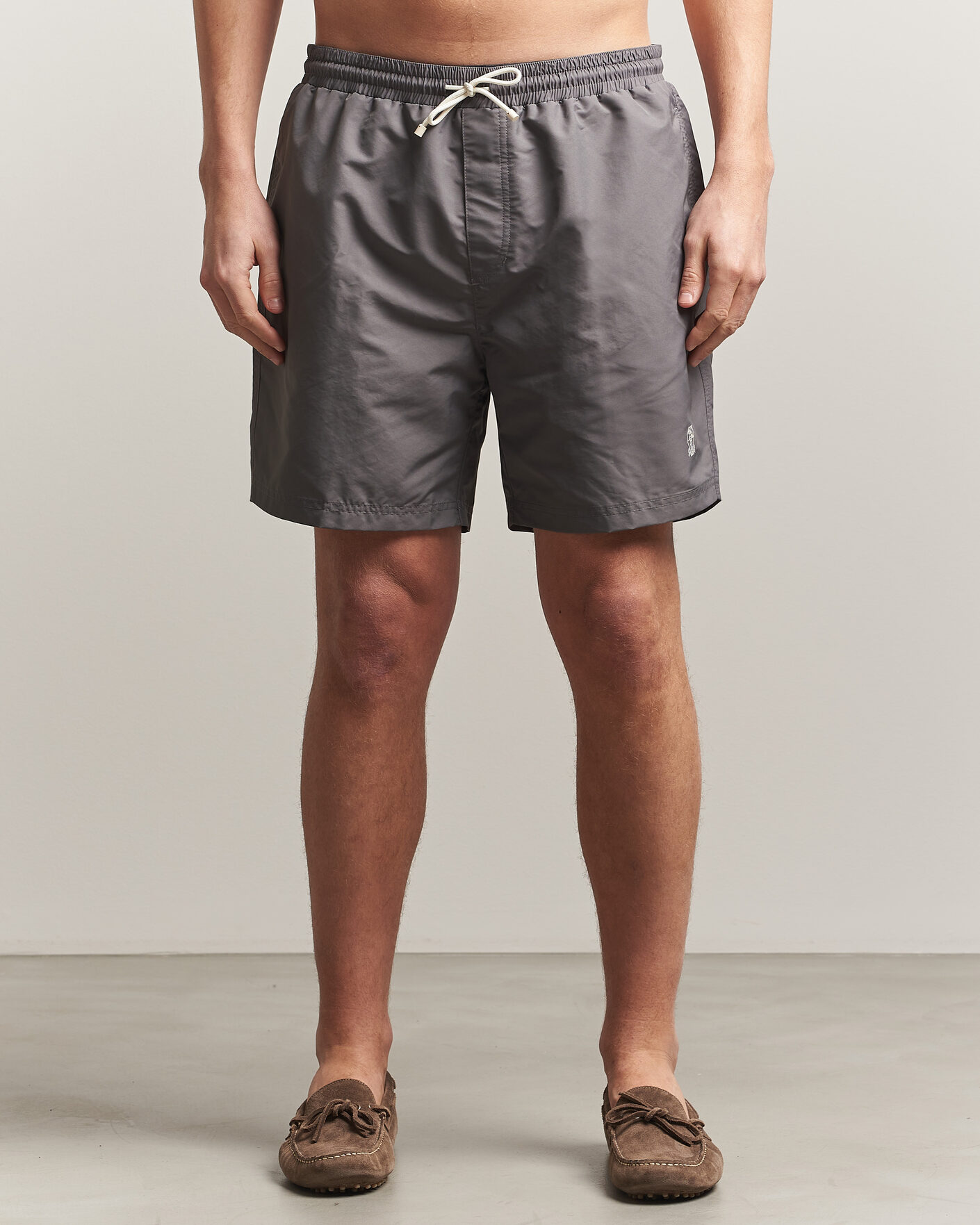 Herre | Badeshorts | Brunello Cucinelli | Nylon Swim Trunks Grey