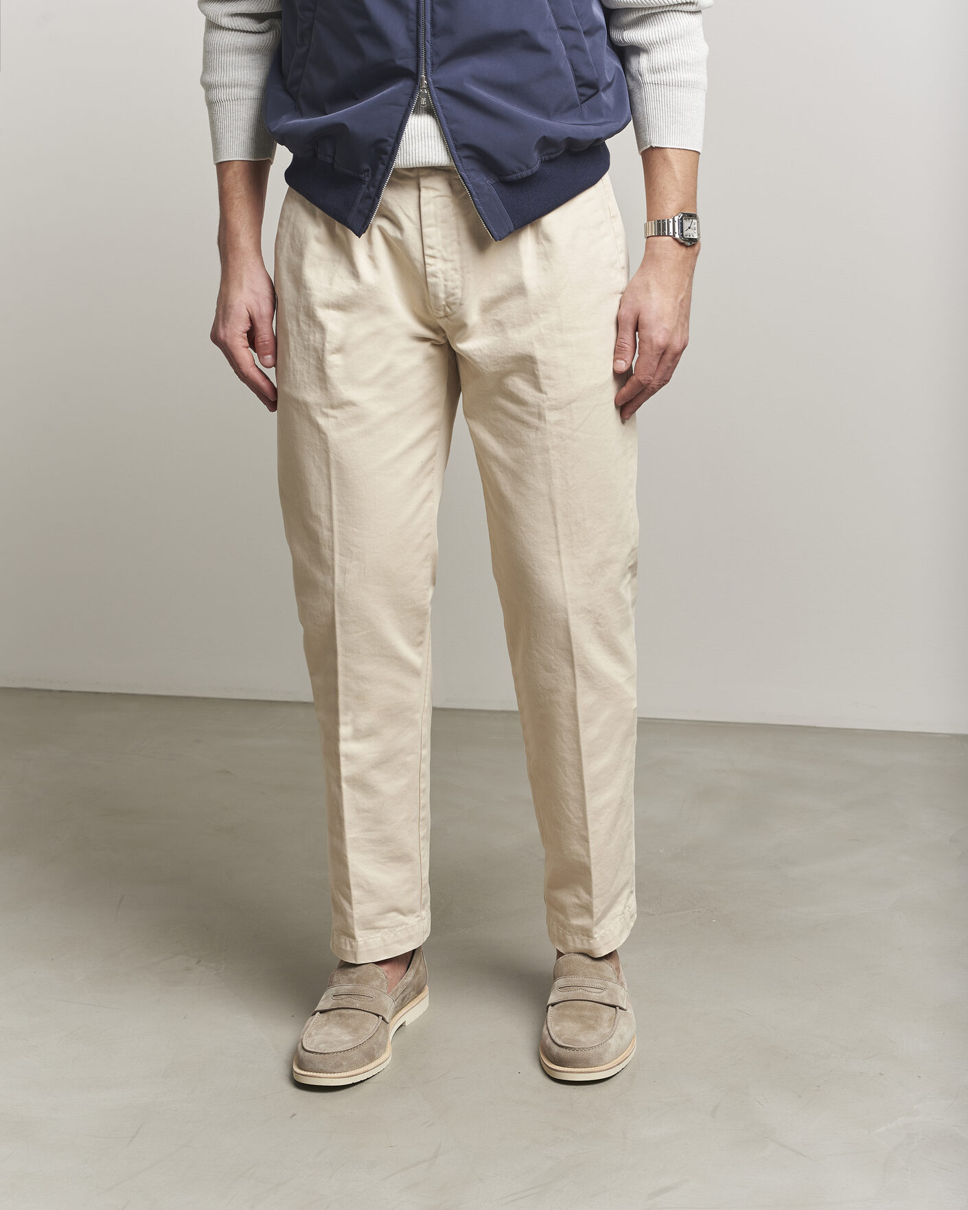 Herre | Loafers | Brunello Cucinelli | Light Penny Loafers Beige Suede