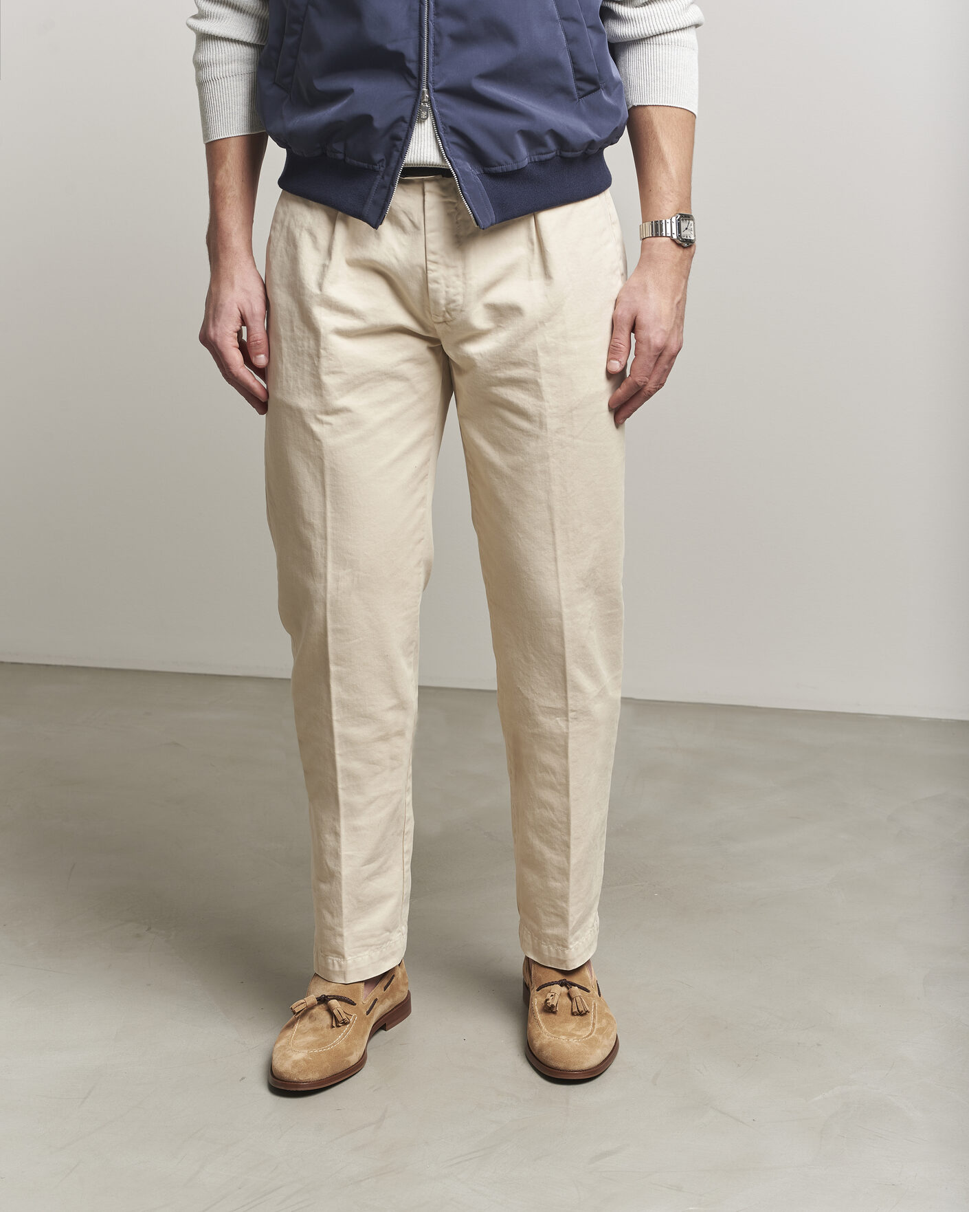 Herre | Loafers | Brunello Cucinelli | Tassel Loafers Siena Brown Suede