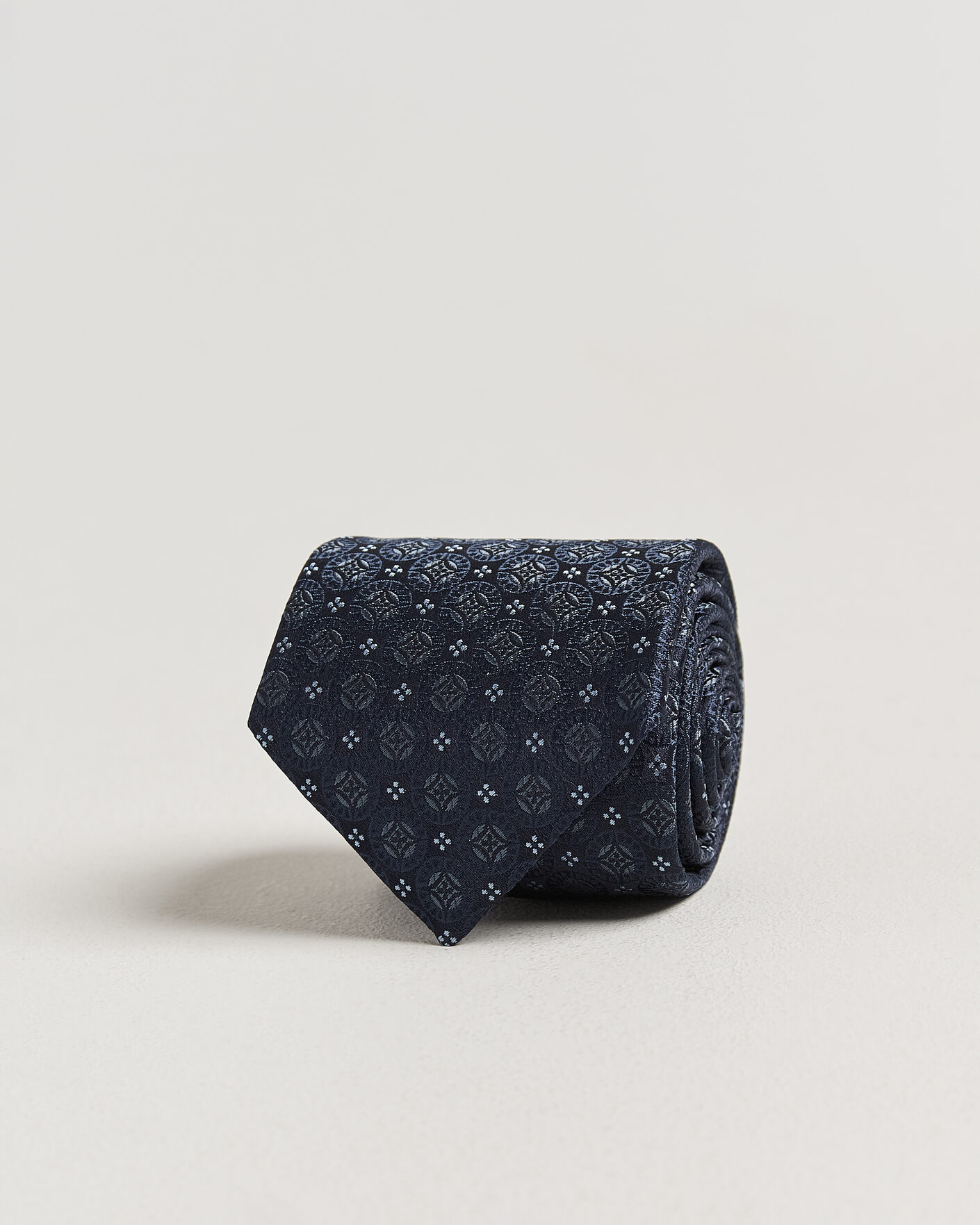 Herre | Slips | Brunello Cucinelli | Jacquard Silk Tie Navy