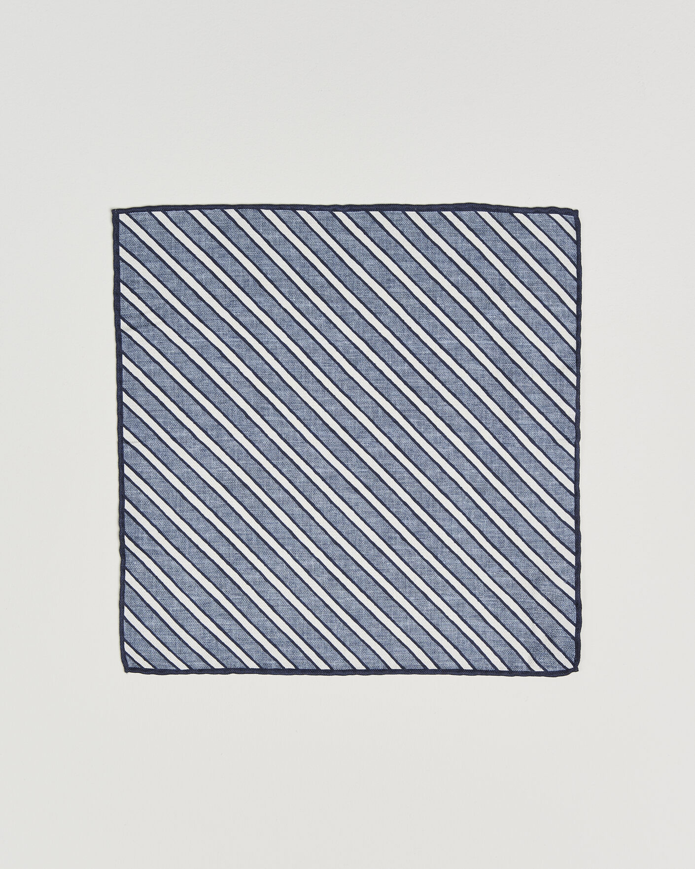 Herre | Lommetørklær | Brunello Cucinelli | Striped Pocket Square Blue