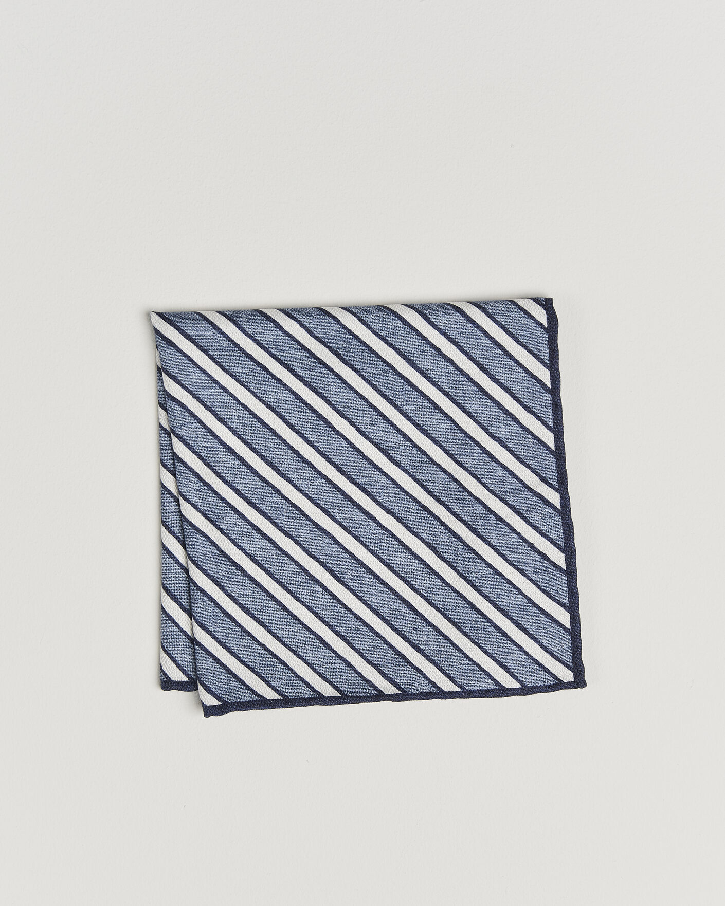 Herre | Lommetørklær | Brunello Cucinelli | Striped Pocket Square Blue