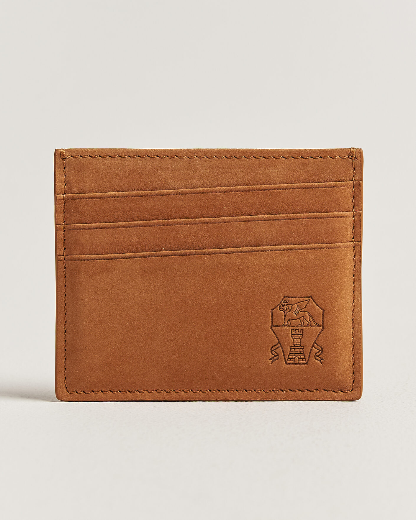 Herre | Lommebøker | Brunello Cucinelli | Nubuck Wallet Card Holder Cognac