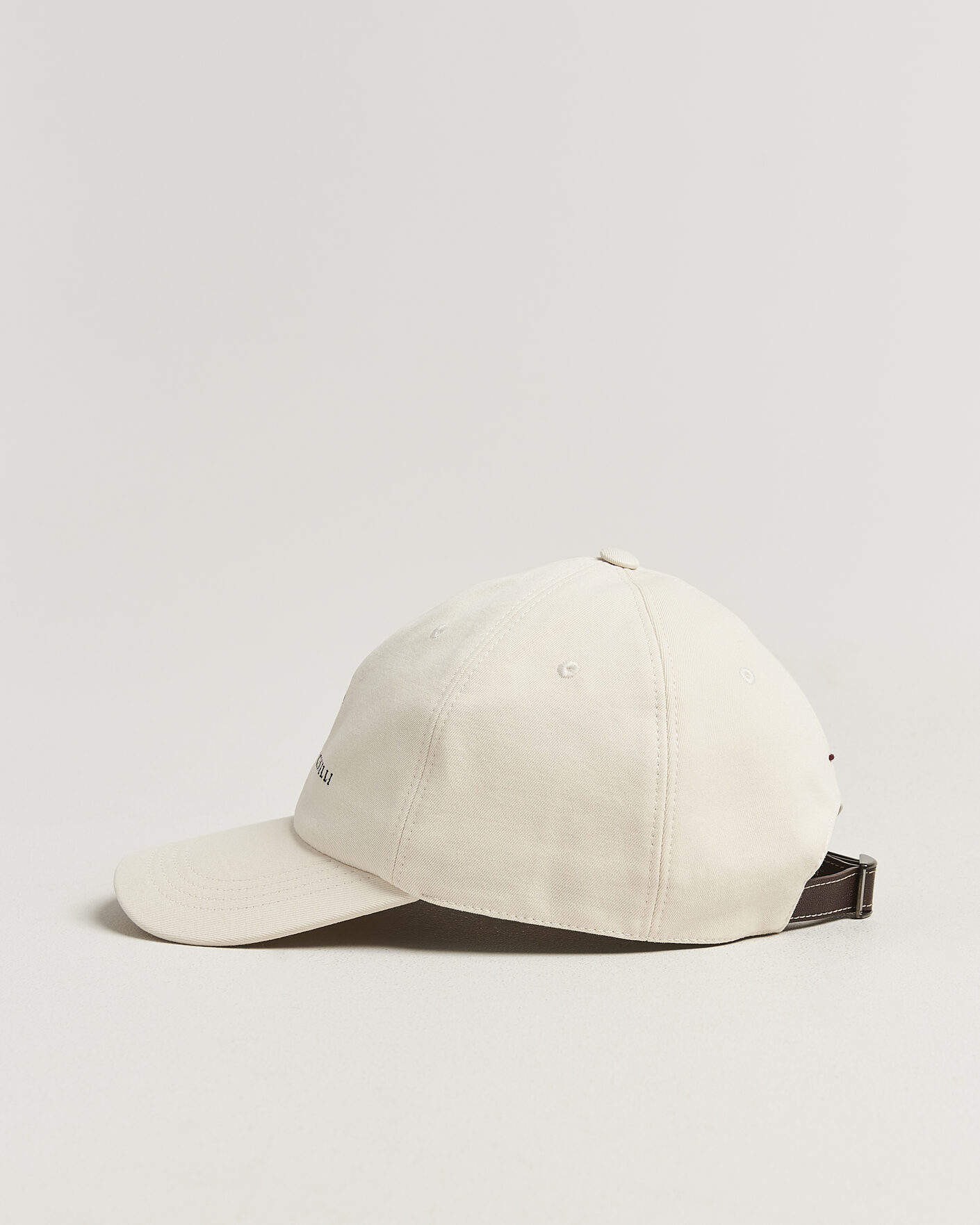 Herre | Hatter og capser | Brunello Cucinelli | Twill Cotton Baseball Cap Off White
