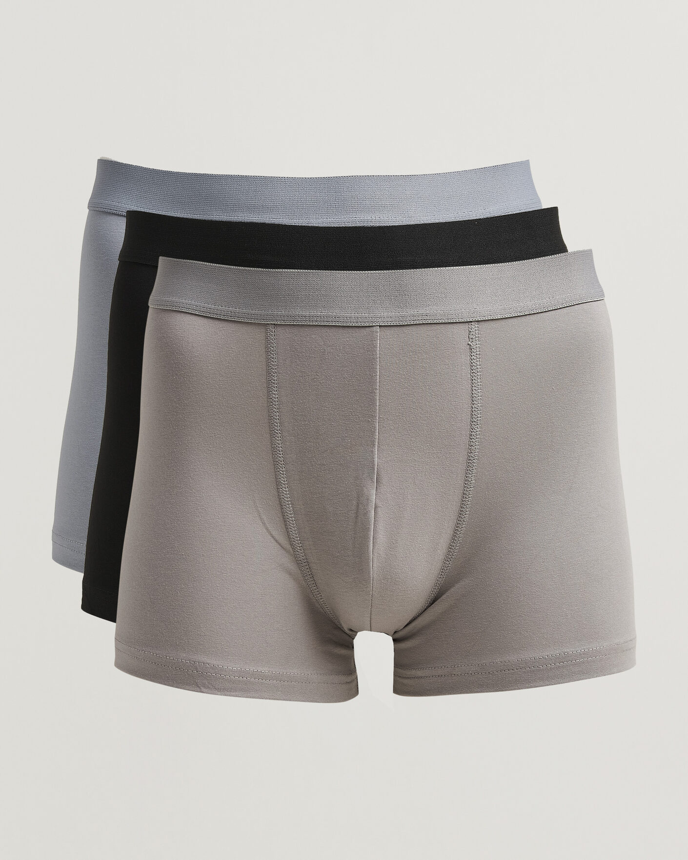 Herre | Undertøy | Bread & Boxers | 3-Pack Boxer Brief Blue/Grey/Black