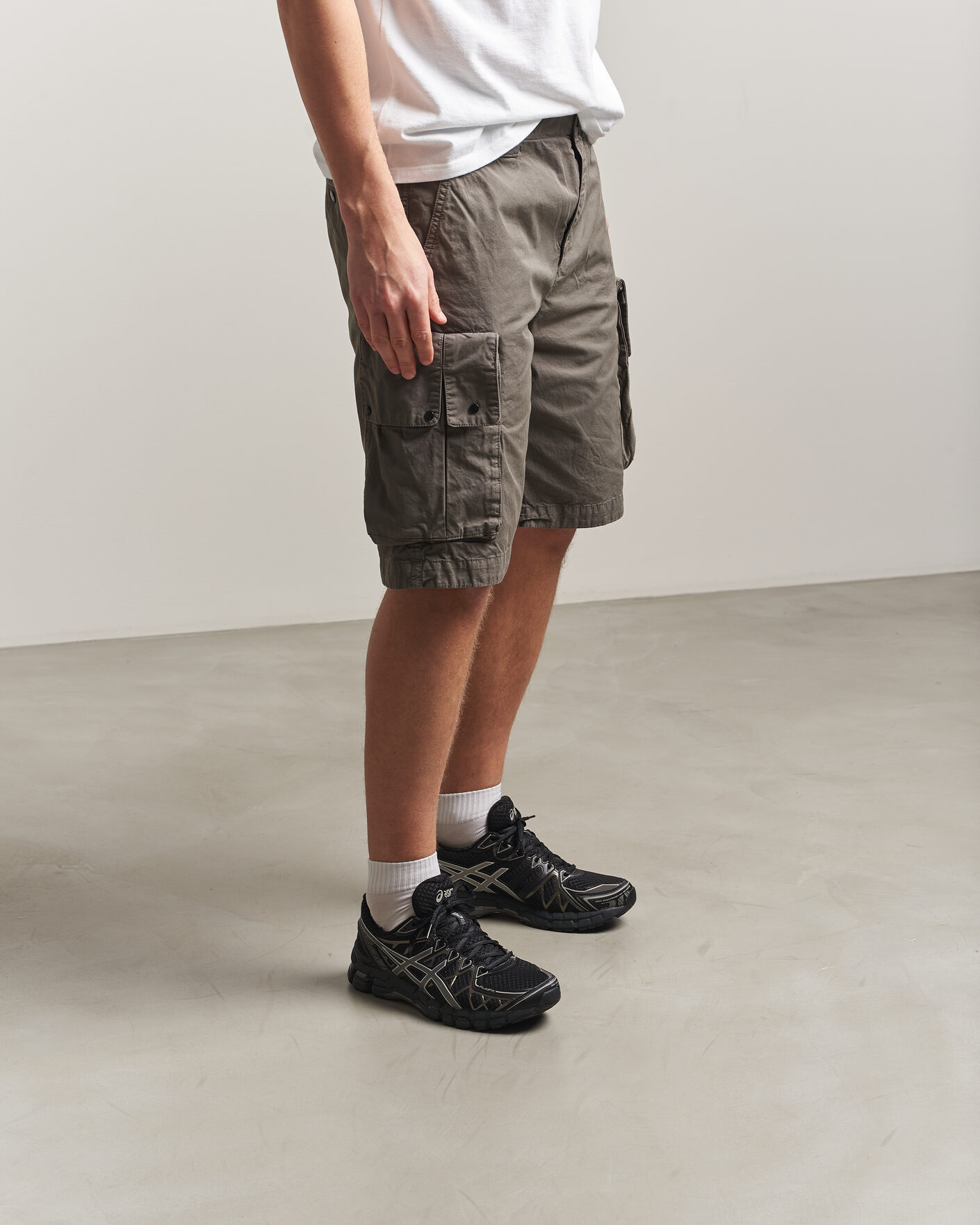 Herre | Sneakers | Asics | Gel-Kayano 20 Black/Clay Grey