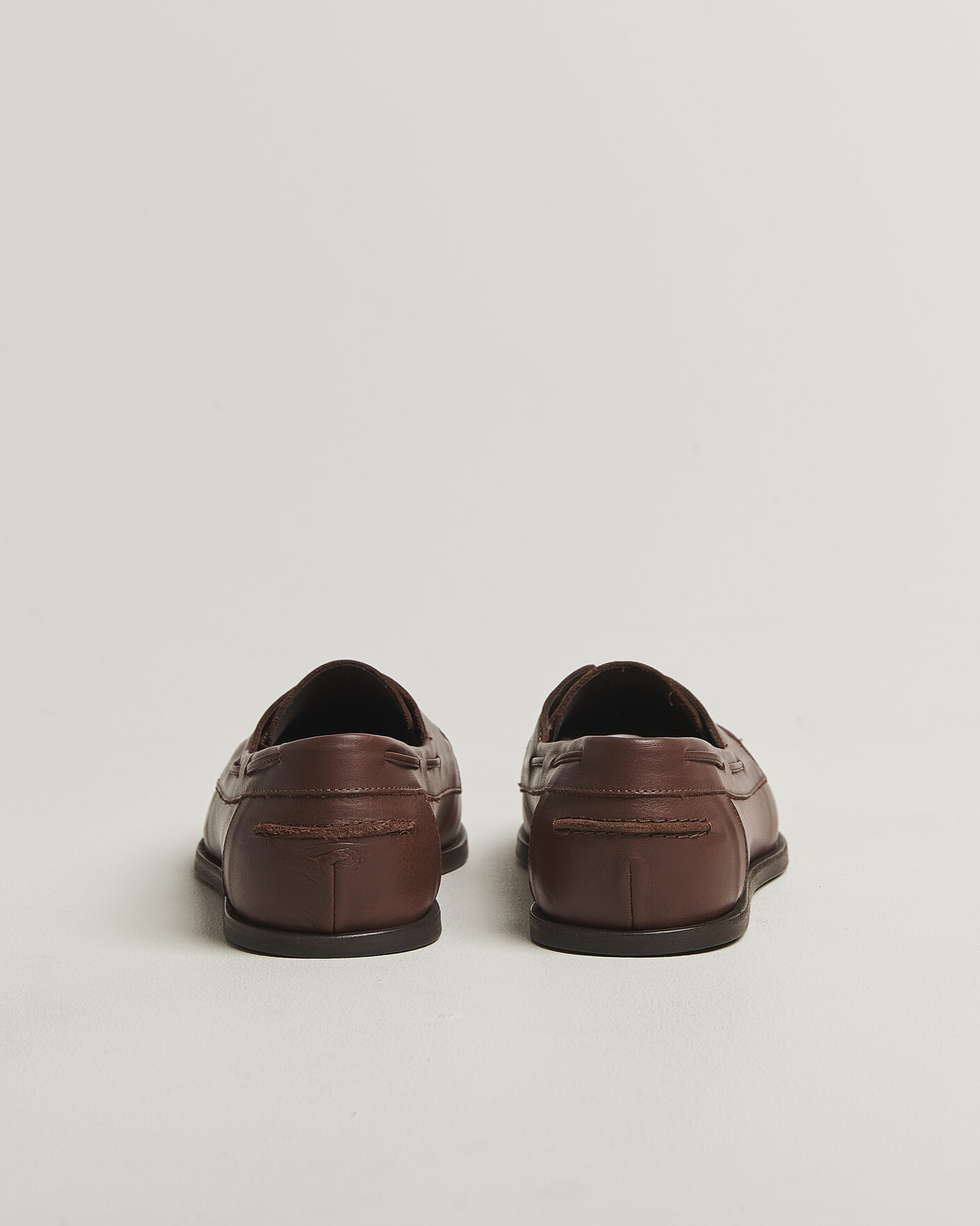 Herre | Seilersko | Lardini | Orfeo Leather Boat Shoe Brown