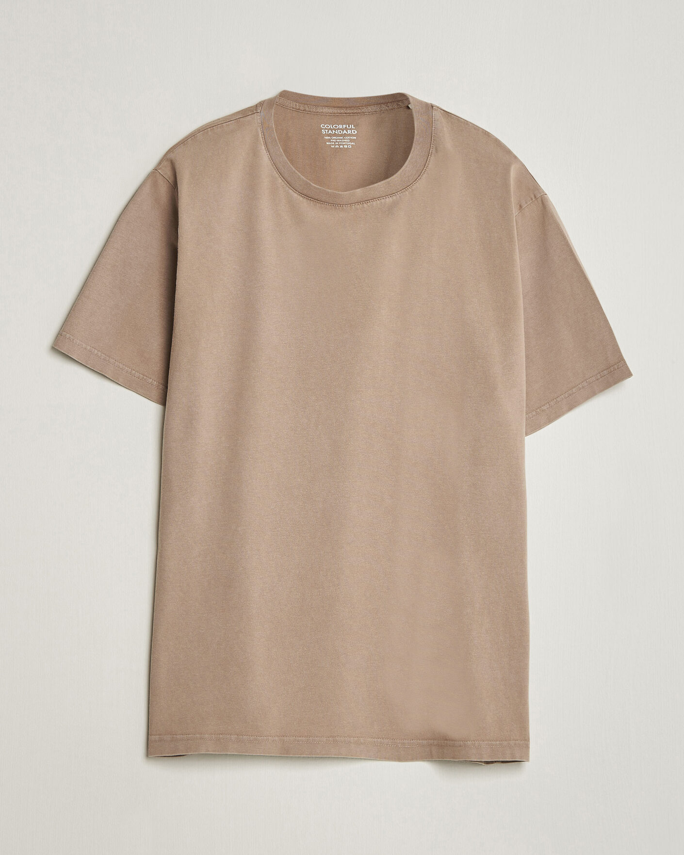 Herre | T-Shirts | Colorful Standard | Classic Organic T-Shirt Faded Khaki