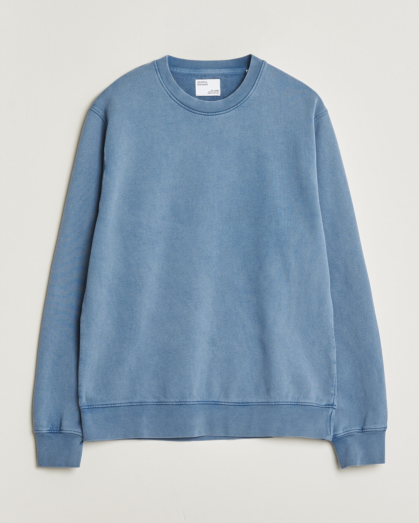 Herre | Gensere | Colorful Standard | Classic Organic Crew Neck Sweat Faded Indigo