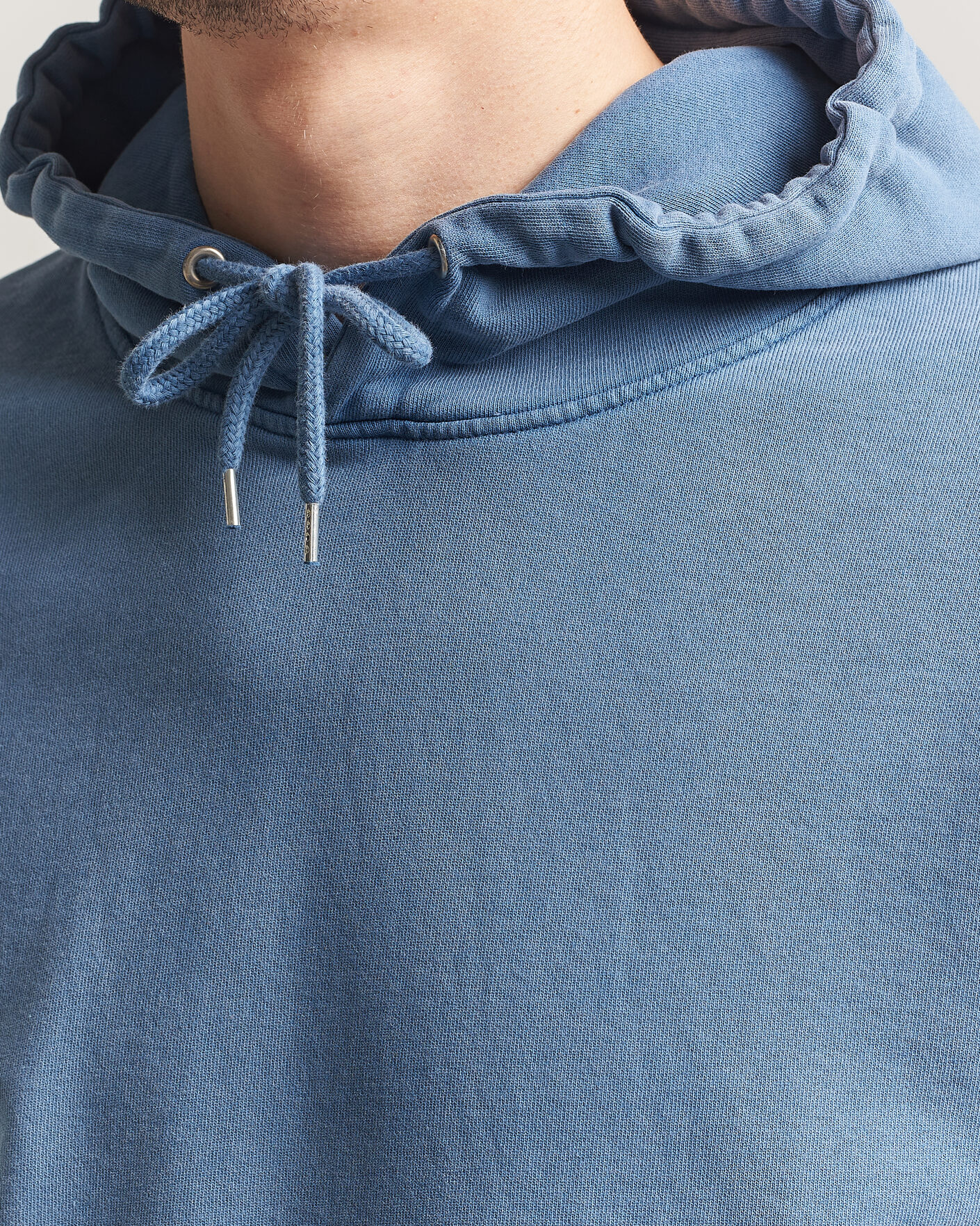 Herre | Gensere | Colorful Standard | Classic Organic Hood Faded Indigo