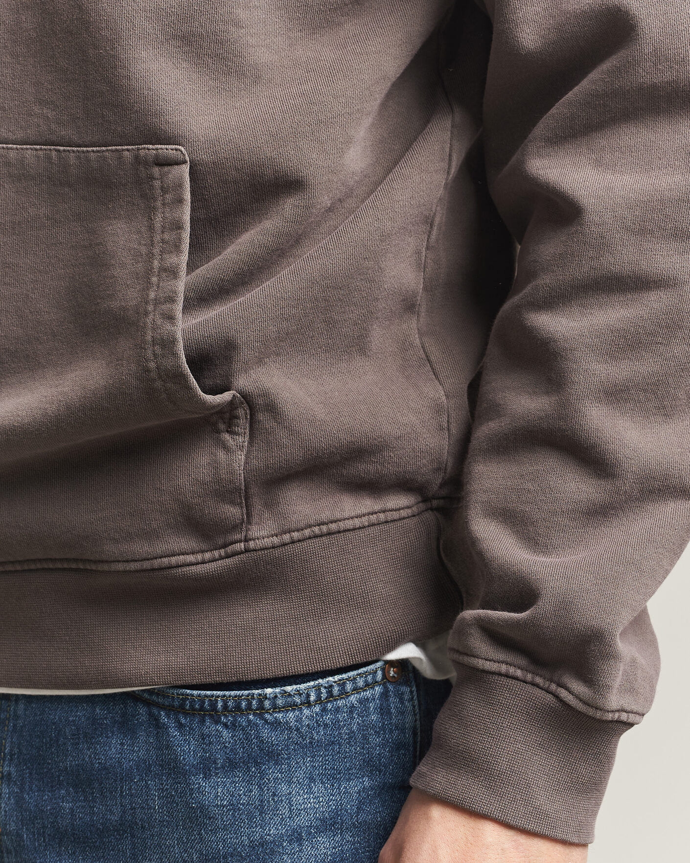 Herre | Gensere | Colorful Standard | Classic Organic Hood Fade Mud