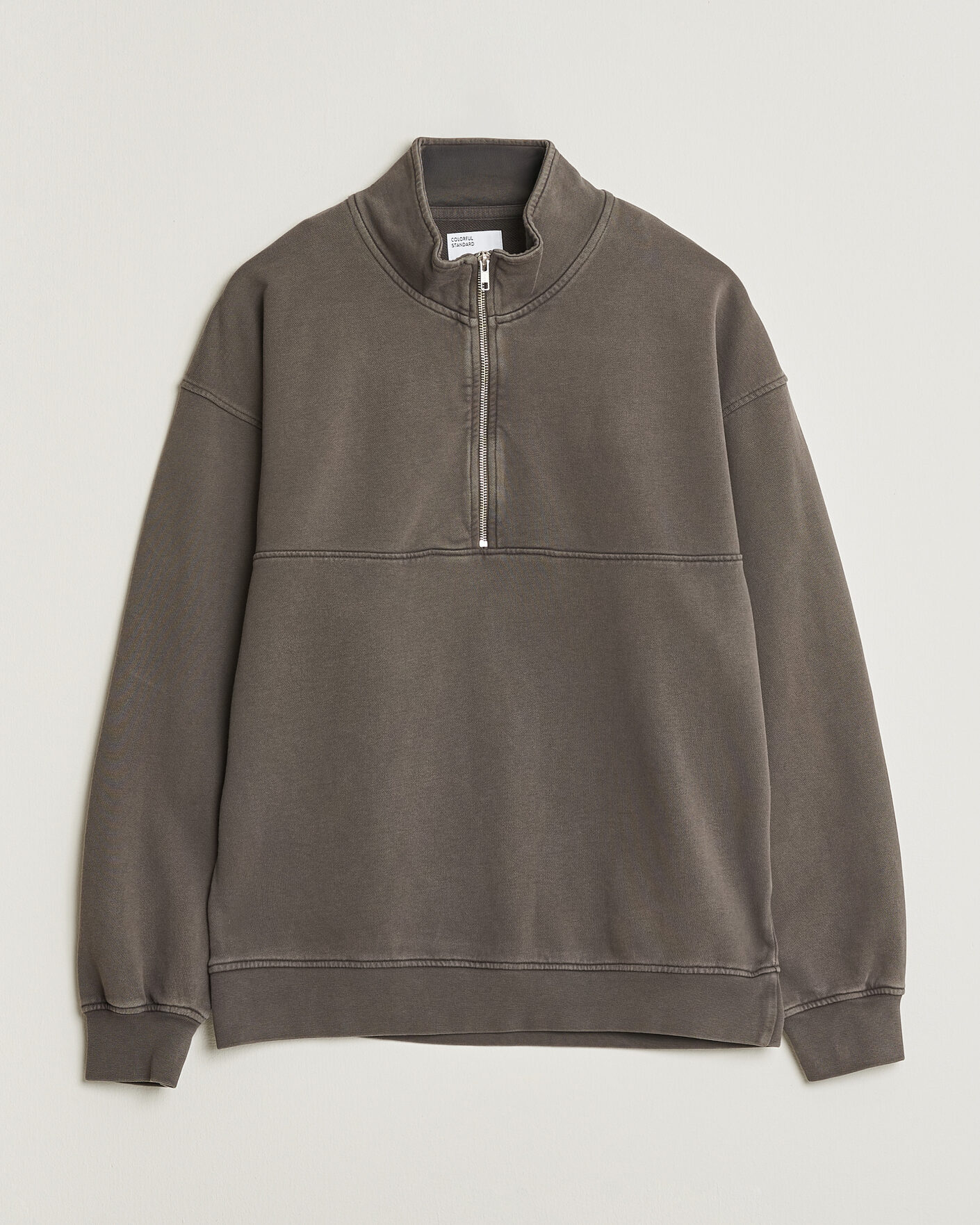 Herre | Gensere | Colorful Standard | Classic Organic Half-Zip Faded Mud