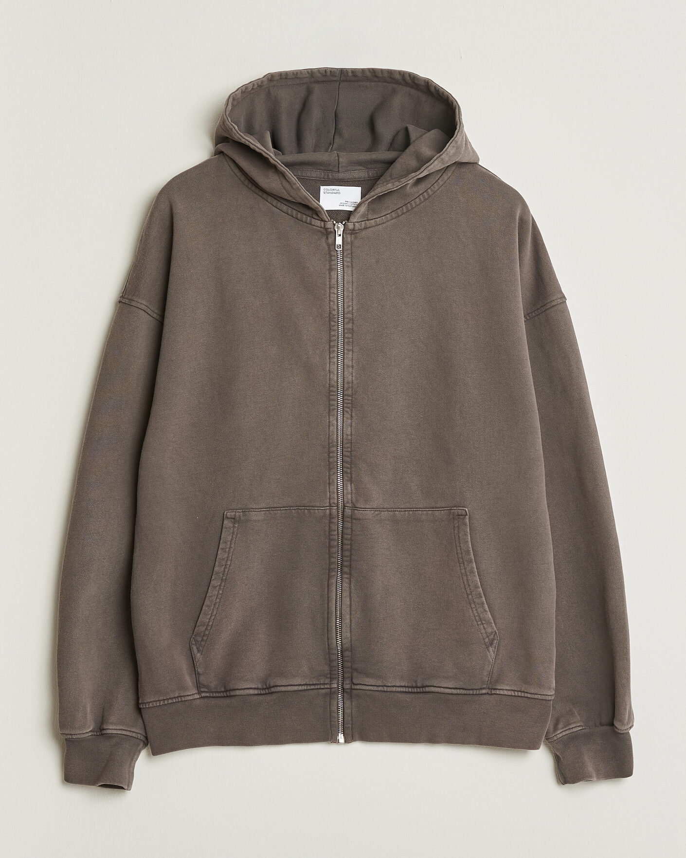 Herre | Gensere | Colorful Standard | Classic Organic Full Zip Hoodie Faded Mud