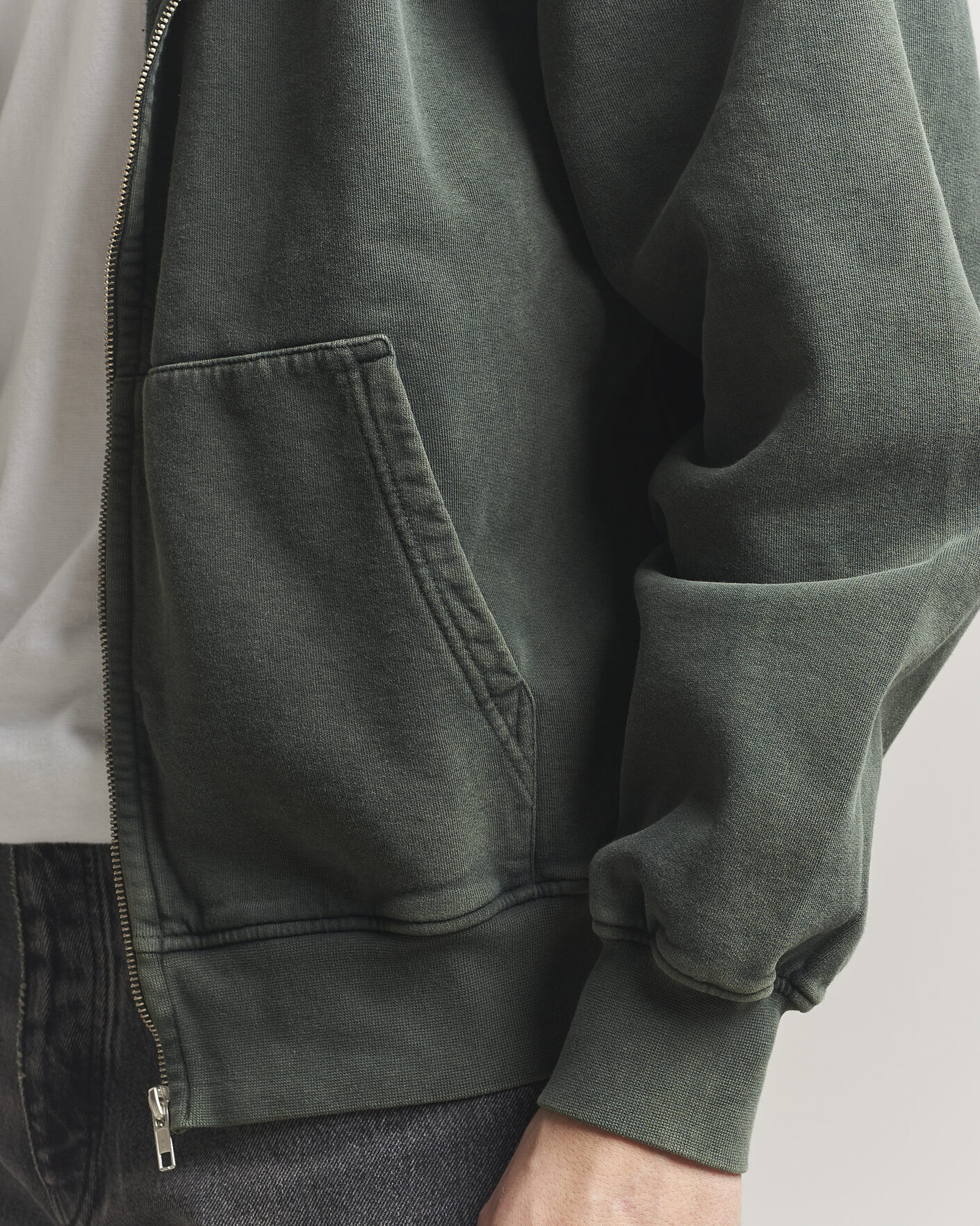 Herre | Gensere | Colorful Standard | Classic Organic Full Zip Hoodie Midnight Forest