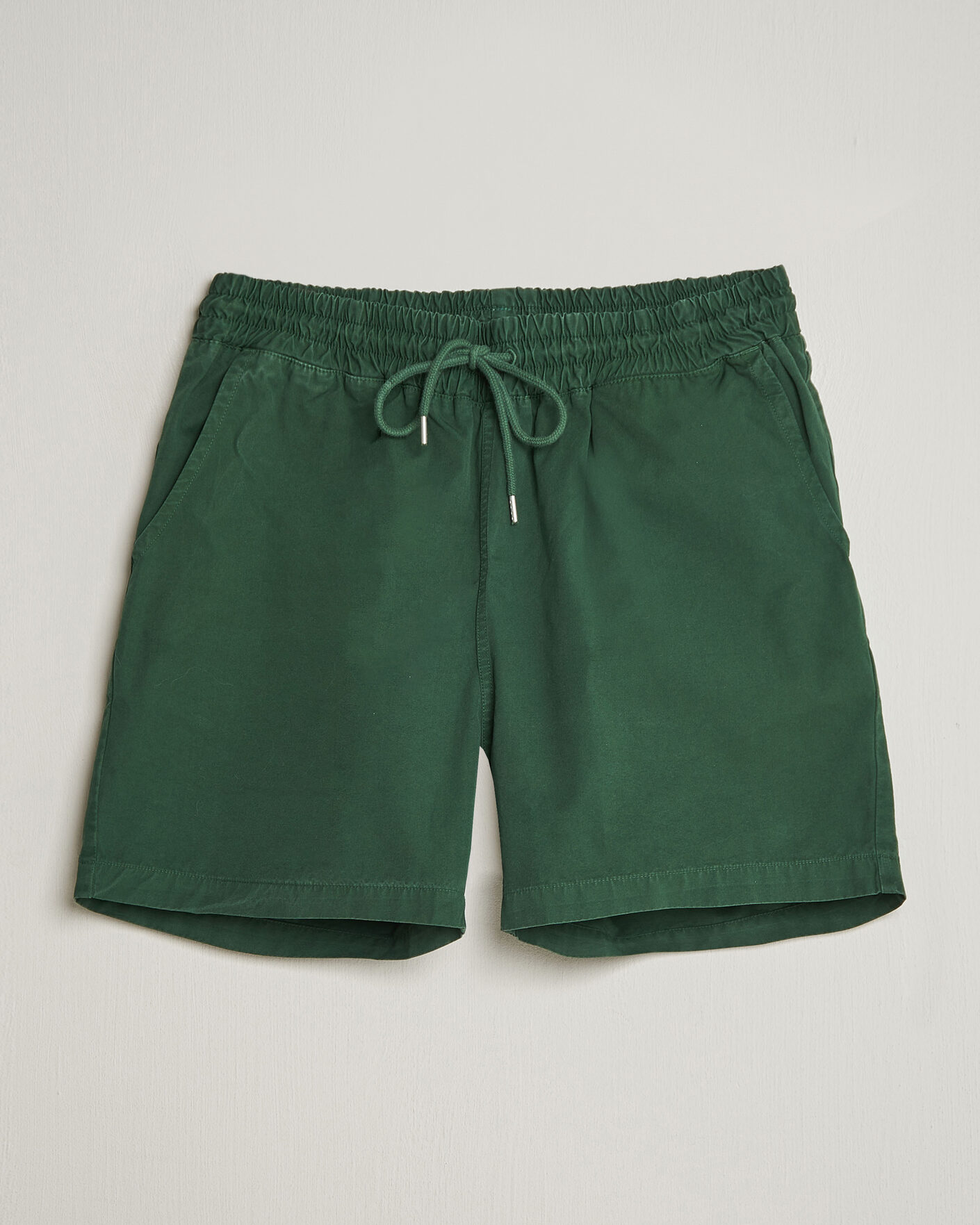 Herre | Shorts | Colorful Standard | Classic Organic Twill Drawstring Shorts Emerald Green
