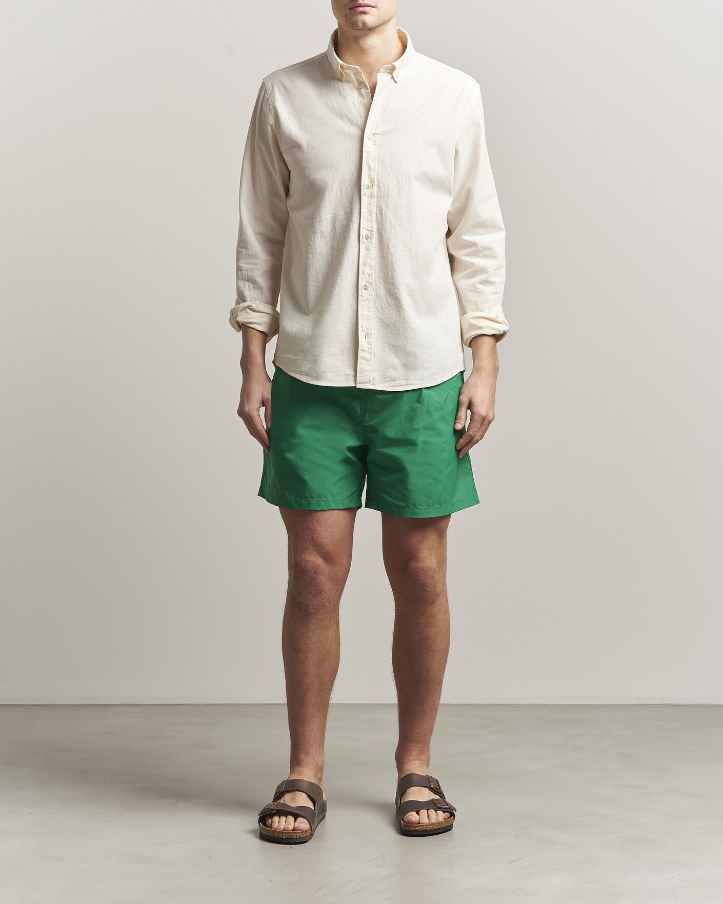 Herre | Badeshorts | Colorful Standard | Classic Organic Swim Shorts Kelly Green