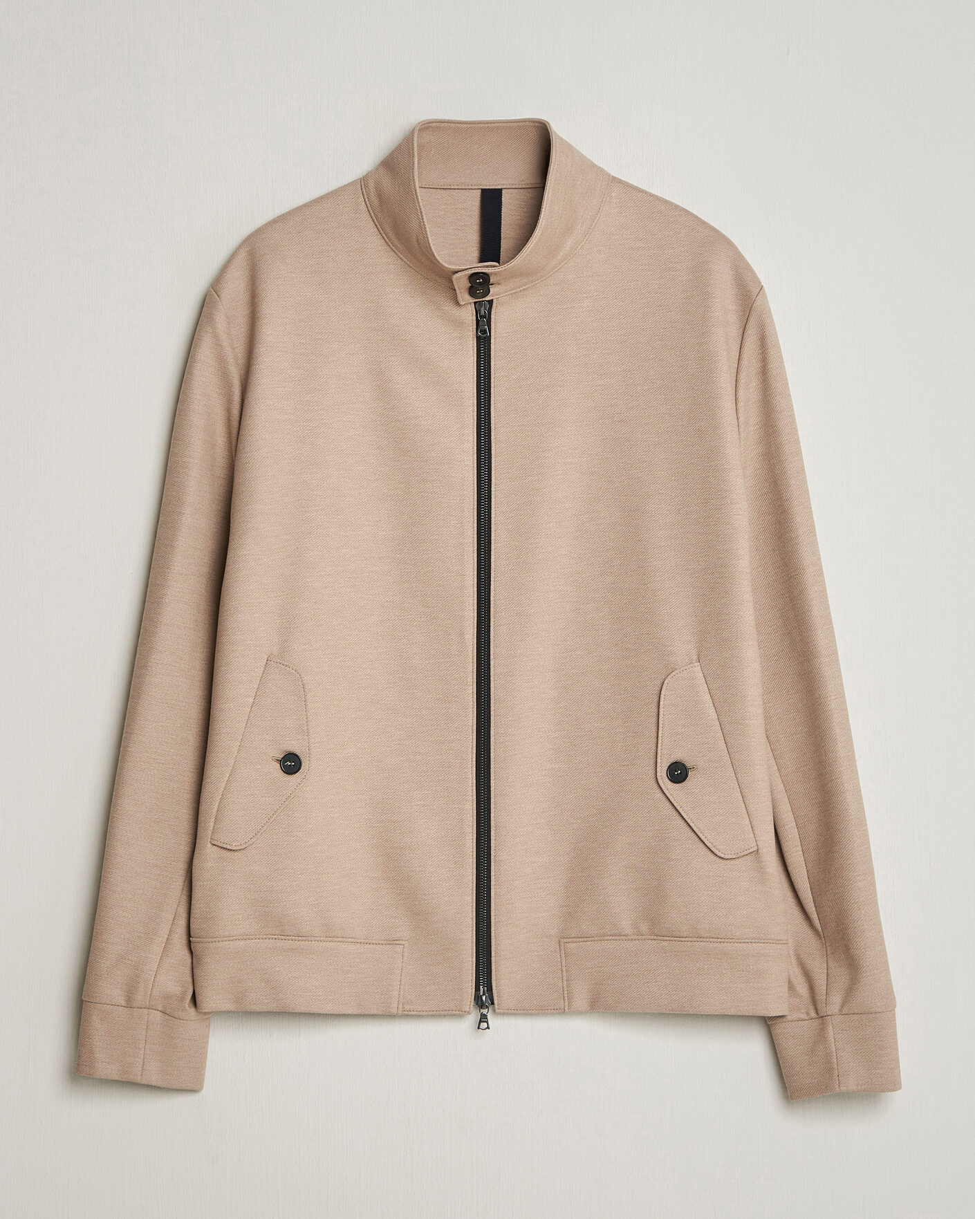 Herre | Jakker | Harris Wharf London | Loro Piana Cavalry Twill Harrington Jacket Oat