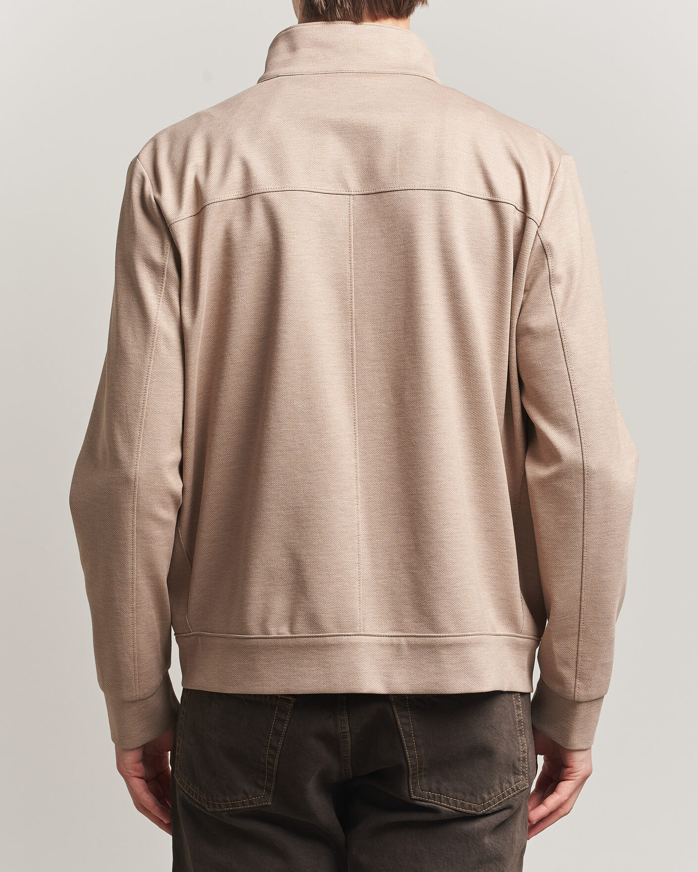 Herre | Jakker | Harris Wharf London | Loro Piana Cavalry Twill Harrington Jacket Oat