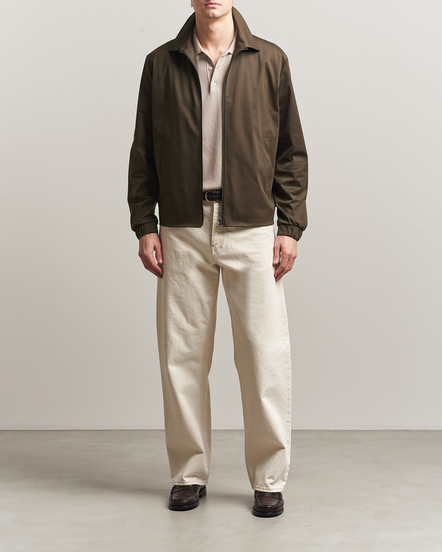 Herre | Jakker | Harris Wharf London | Light Technic Short Jacket Dark Brown