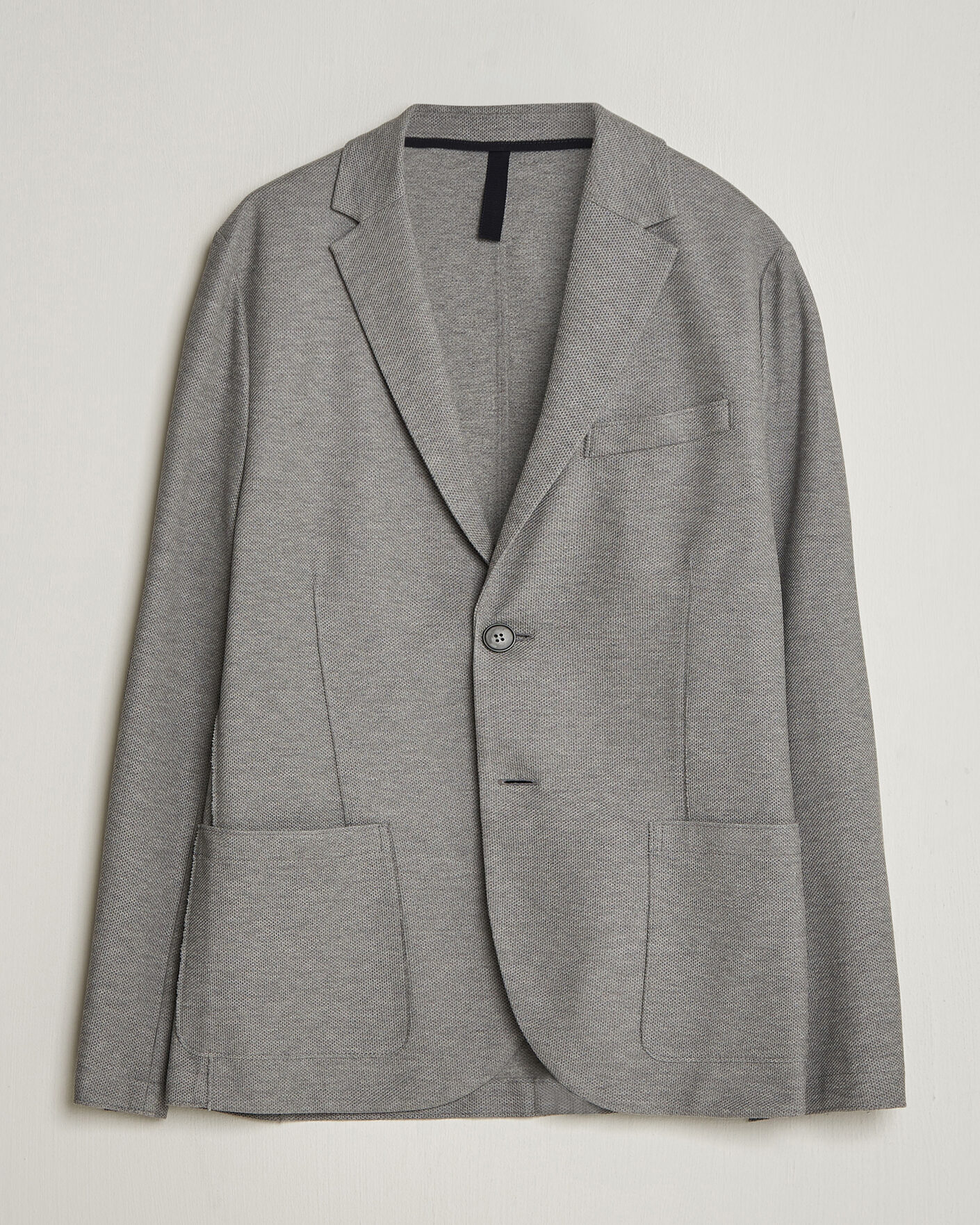 Herre | Dressjakker | Harris Wharf London | Loro Piana Honey Comb Blazer Light Grey