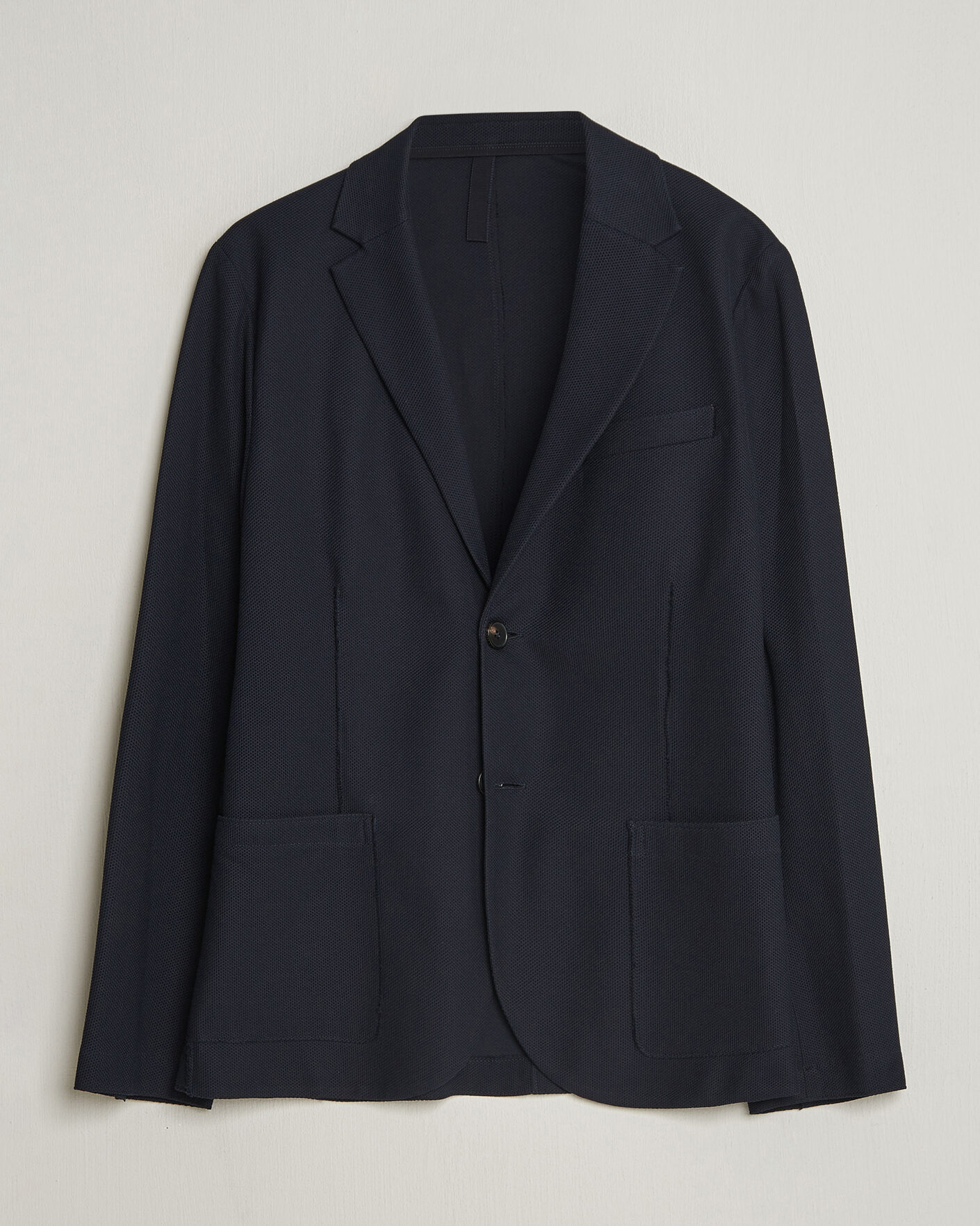 Herre | Dressjakker | Harris Wharf London | Loro Piana Honey Comb Blazer Navy Blue