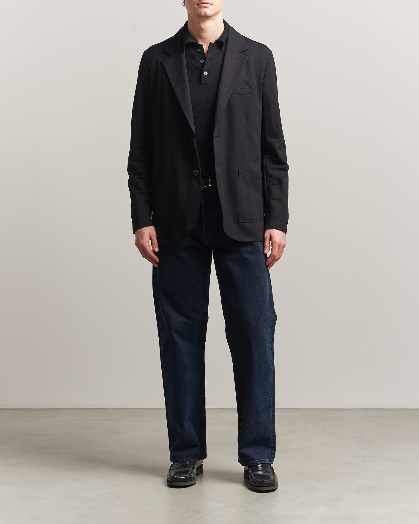 Herre | Dressjakker | Harris Wharf London | Rayon Travel Blazer Black