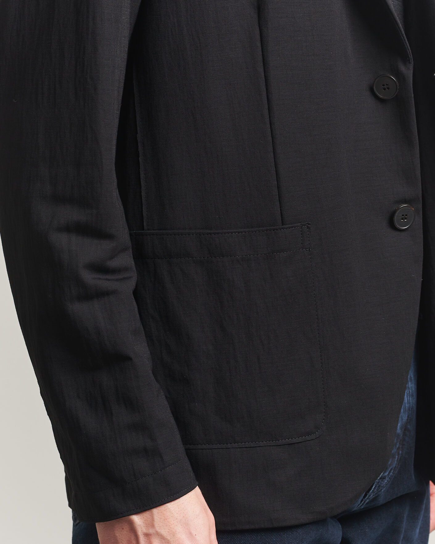 Herre | Dressjakker | Harris Wharf London | Rayon Travel Blazer Black