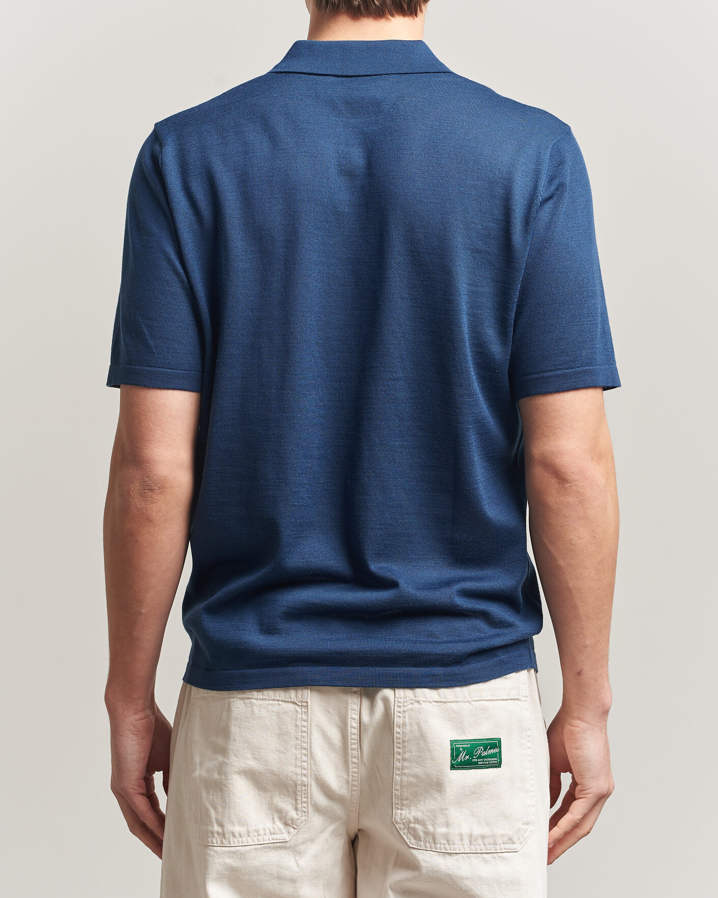Herre | Pikéer | Samsøe Samsøe | Rowan Knitted Polo Insignia Blue