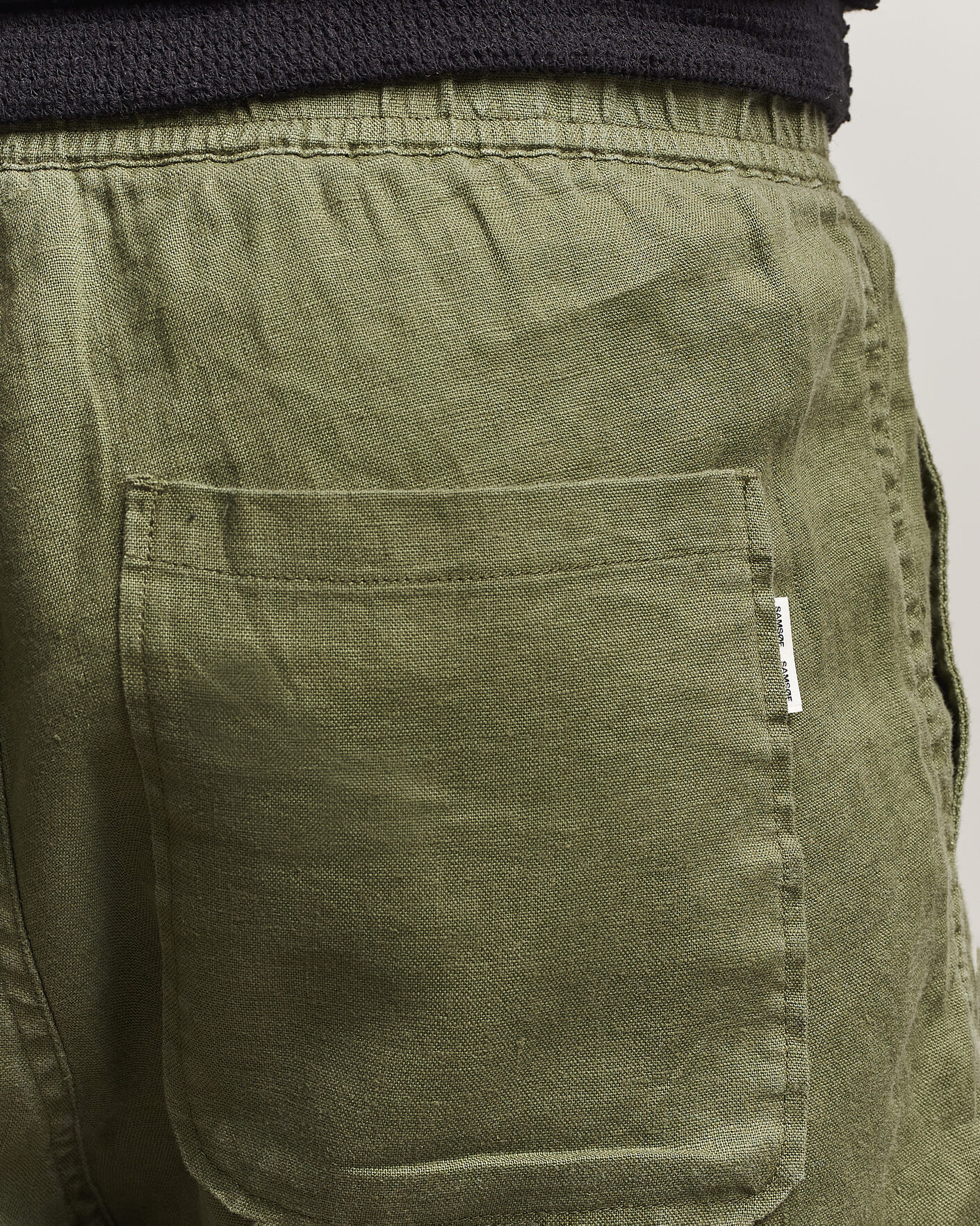 Herre | Shorts | Samsøe Samsøe | Jabari Linen Drawstring Shorts Burnt Olive