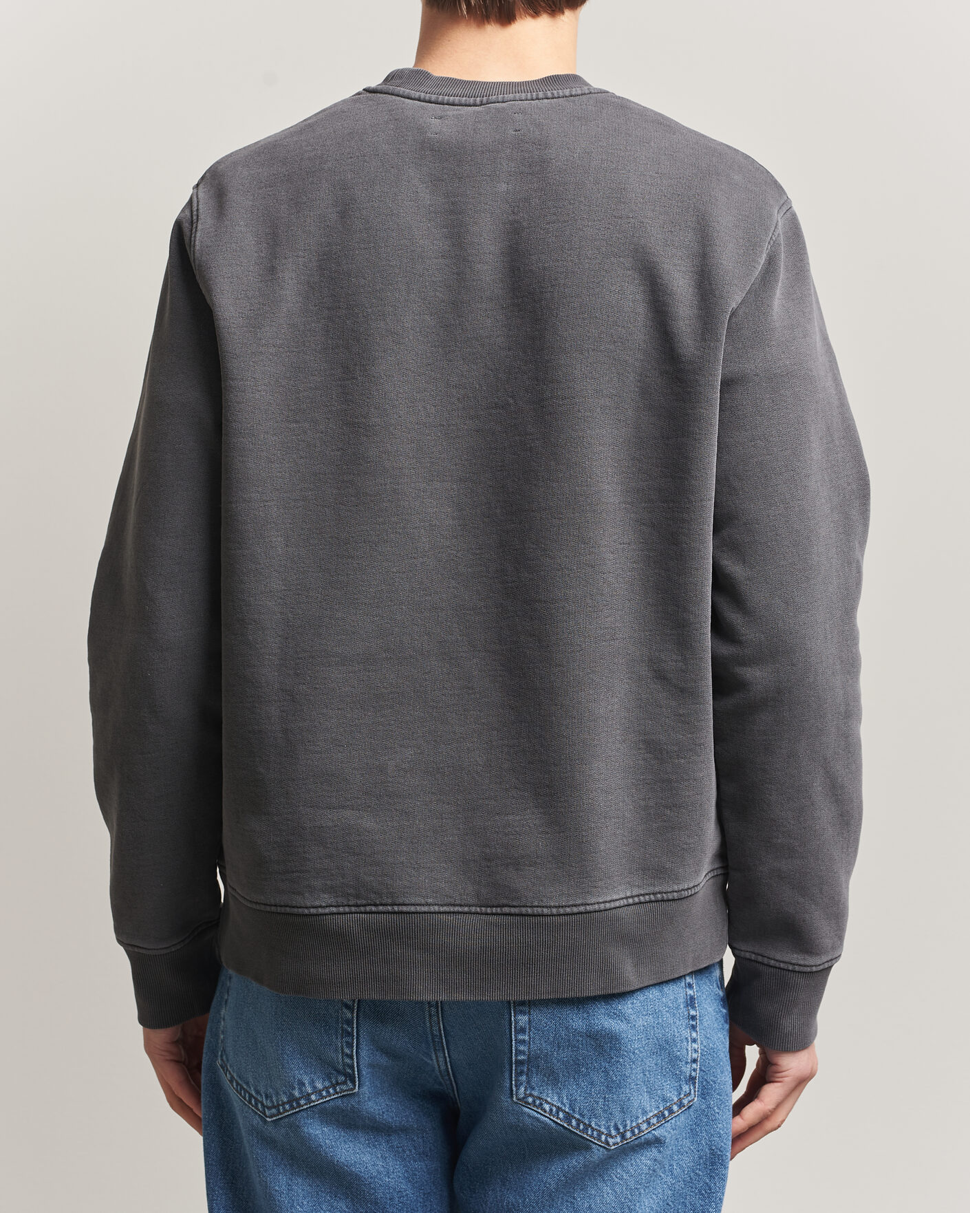 Herre | Gensere | Samsøe Samsøe | Joel Washed Organic Cotton Sweatshirt Black