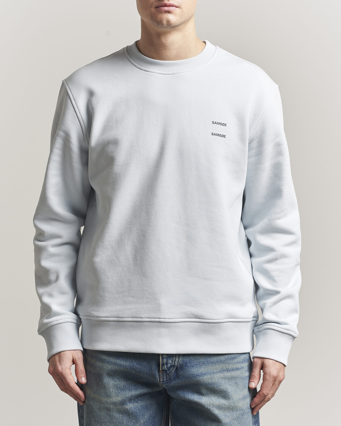 Herre | Gensere | Samsøe Samsøe | Joel Organic Cotton Sweatshirt Skywriting