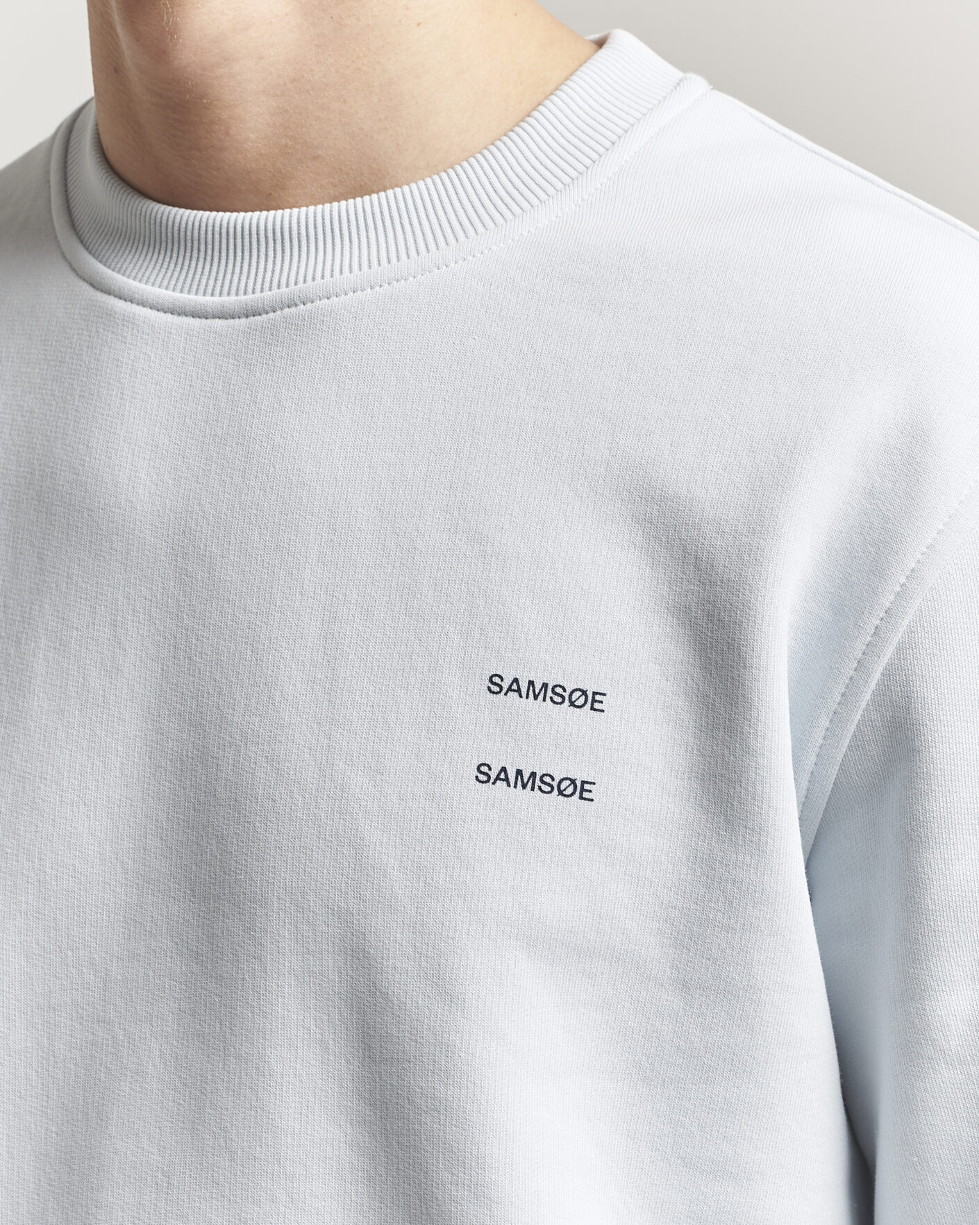 Herre | Gensere | Samsøe Samsøe | Joel Organic Cotton Sweatshirt Skywriting