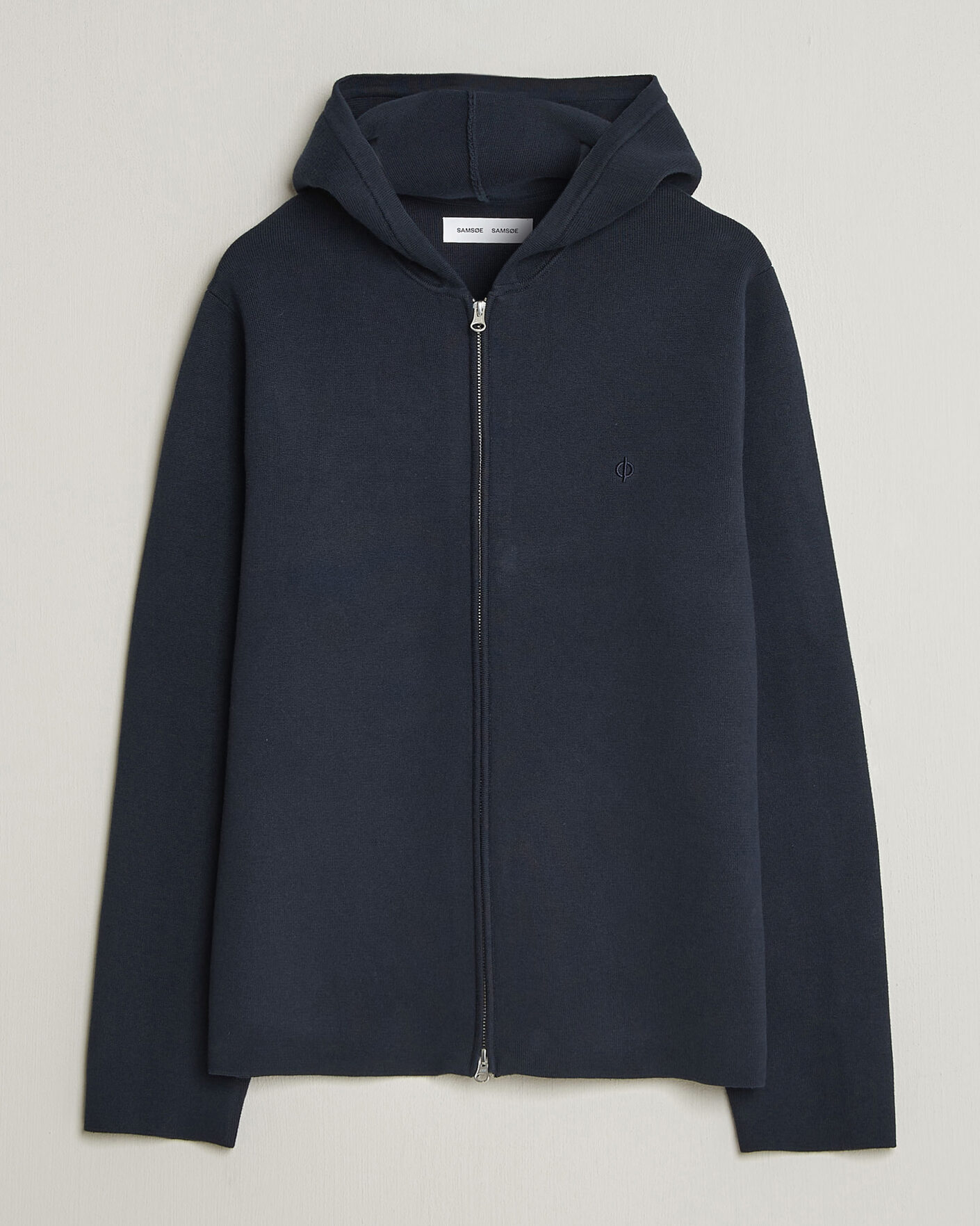 Herre | Gensere | Samsøe Samsøe | Niklas Full Zip Hoodie Salute Navy