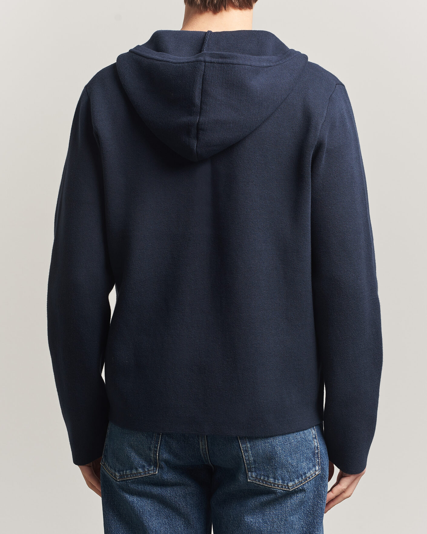 Herre | Gensere | Samsøe Samsøe | Niklas Full Zip Hoodie Salute Navy
