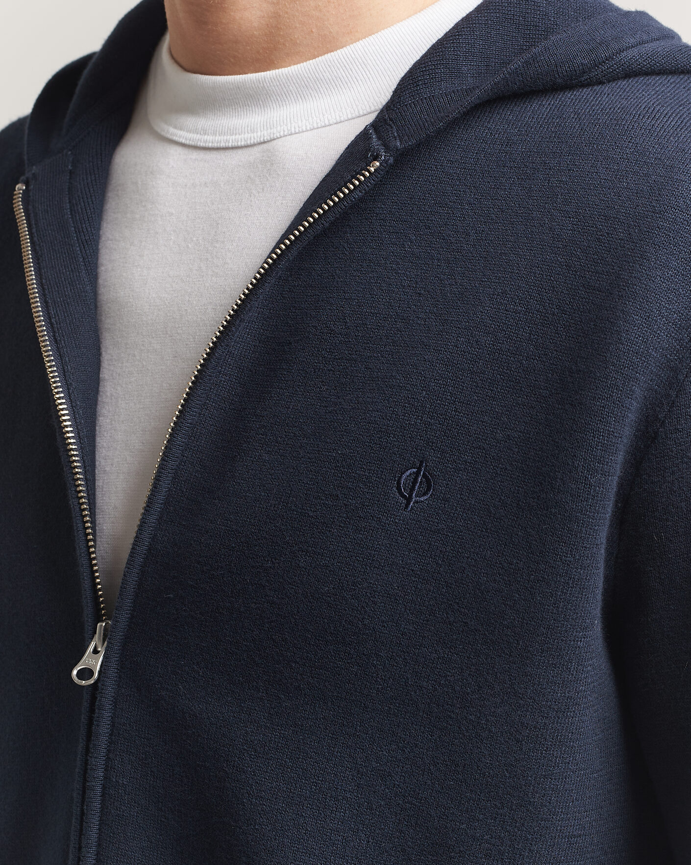 Herre | Gensere | Samsøe Samsøe | Niklas Full Zip Hoodie Salute Navy