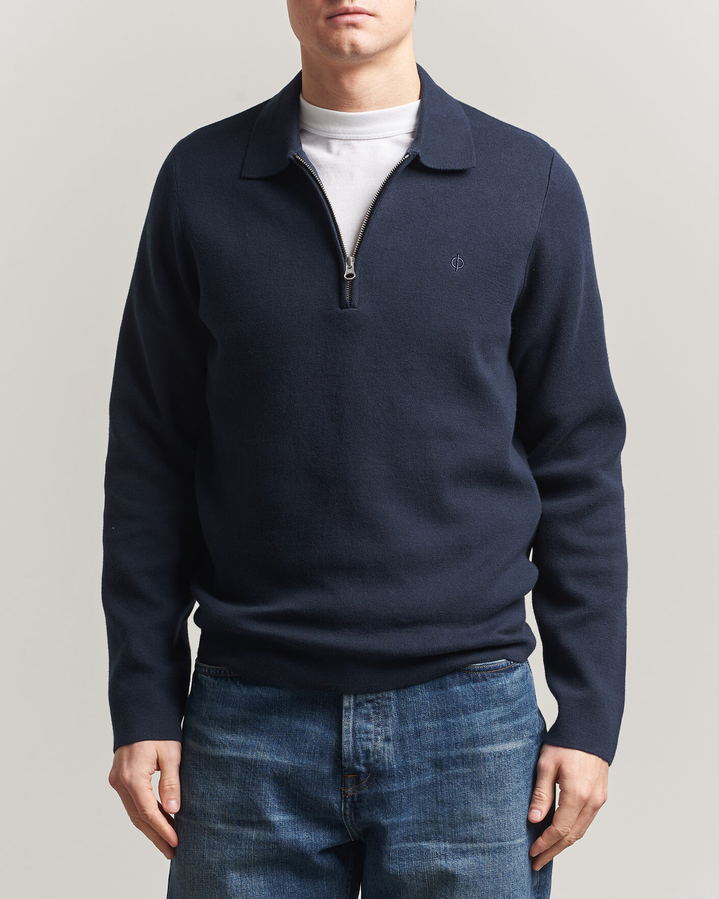 Herre | Gensere | Samsøe Samsøe | Guna Half Zip Salute Navy