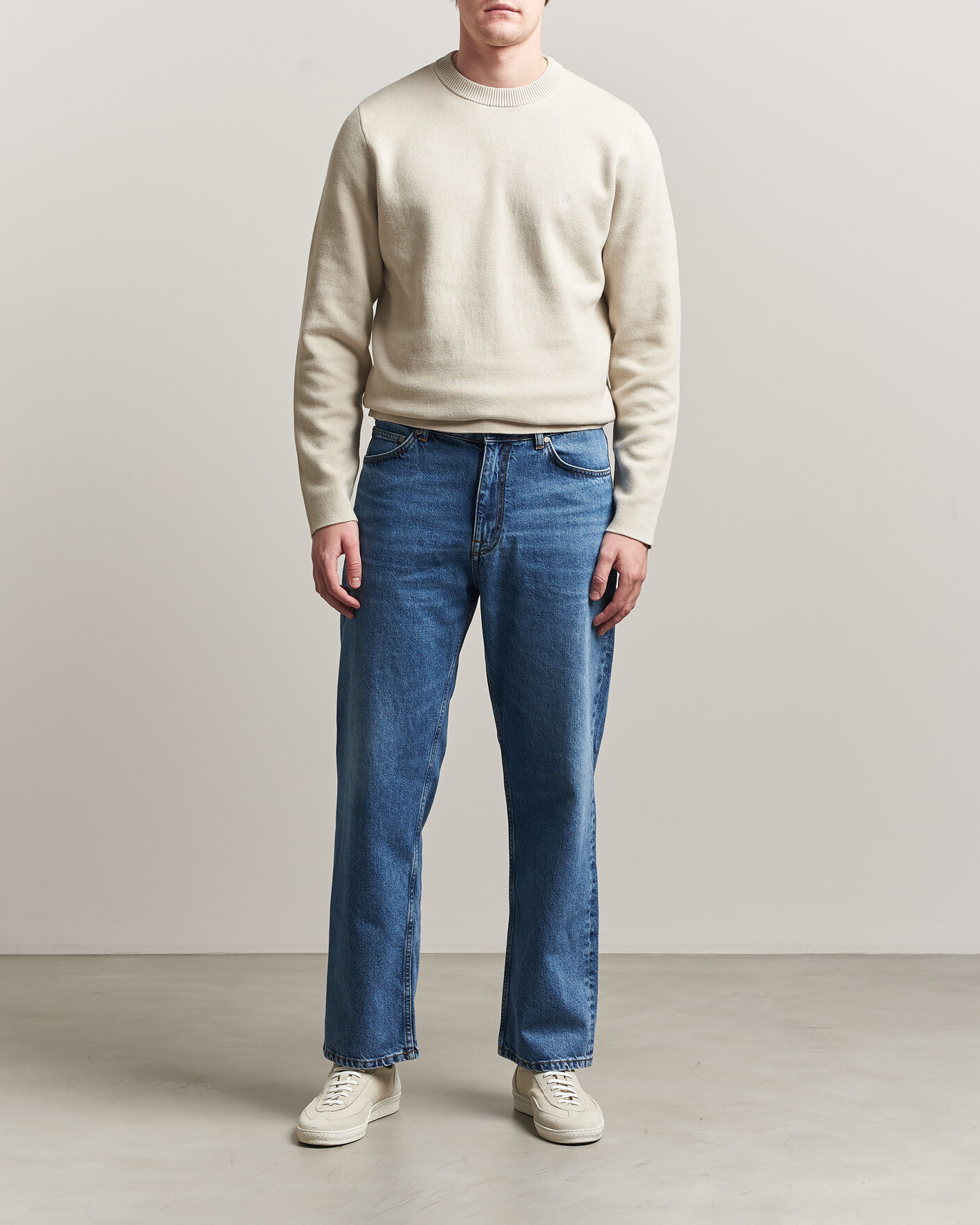 Herre | Gensere | Samsøe Samsøe | Niklas Crew Neck Sweater Moonstruck