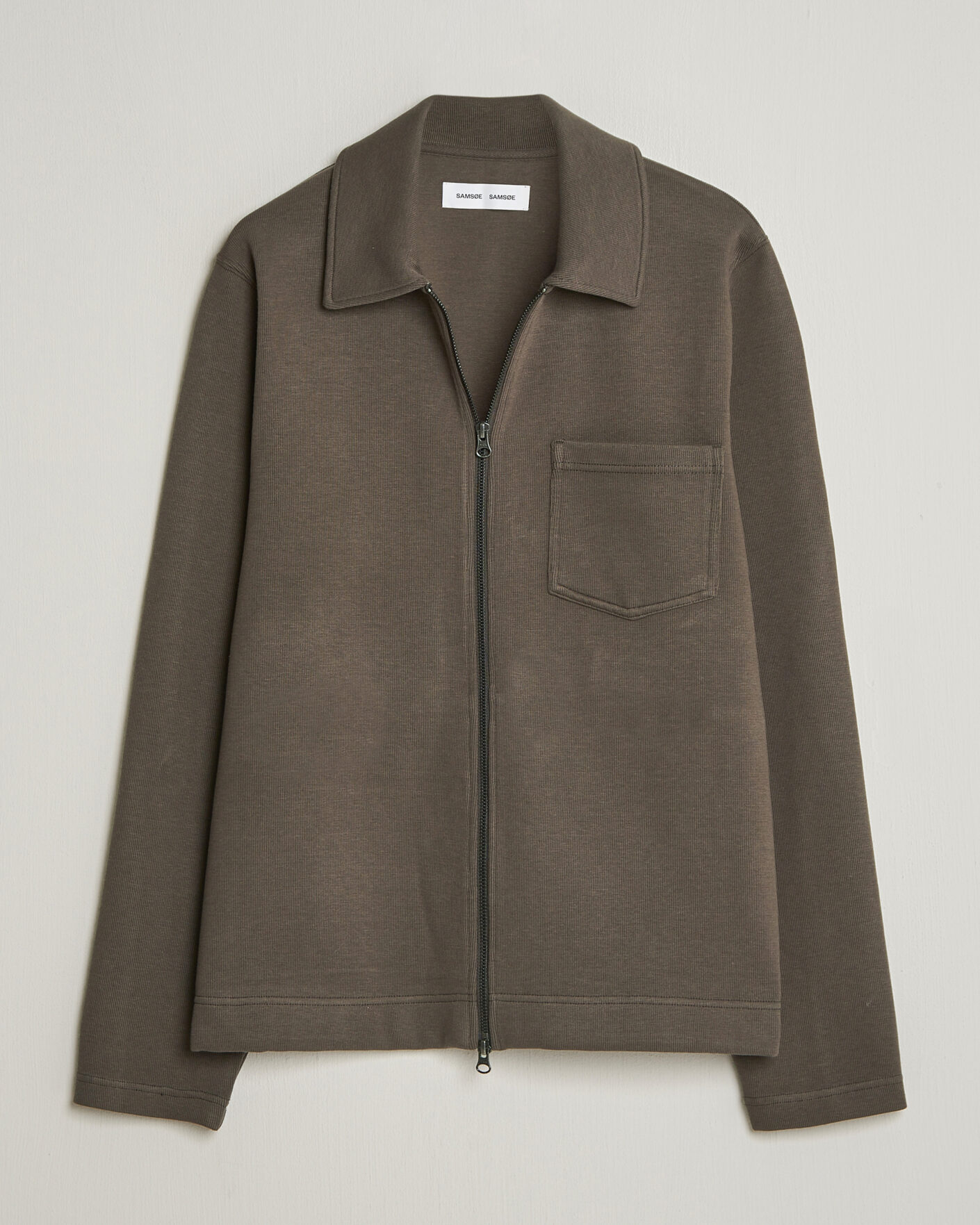 Herre | Gensere | Samsøe Samsøe | Hannes Full Zip Black Olive