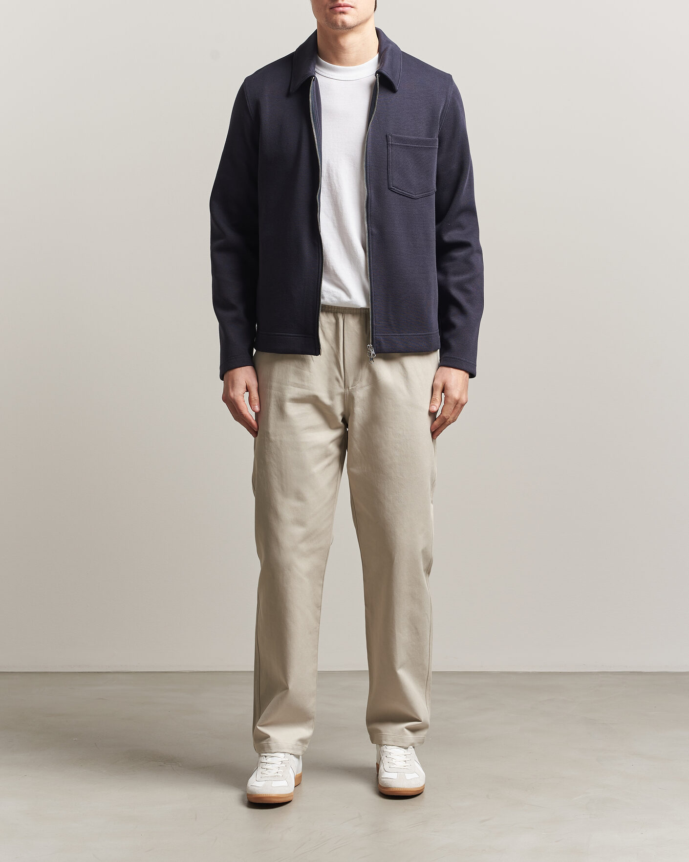 Herre | Gensere | Samsøe Samsøe | Hannes Full Zip Salute Navy