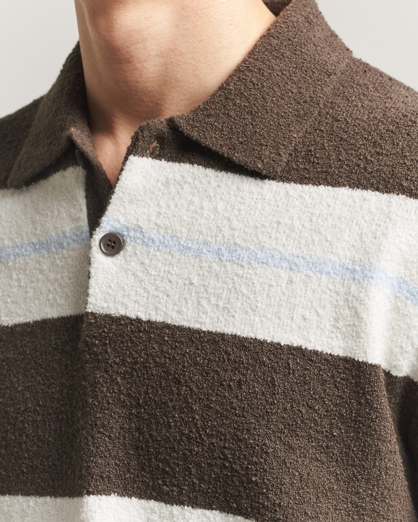 Herre | Gensere | Samsøe Samsøe | Nino Knitted Polo Black Olive/White