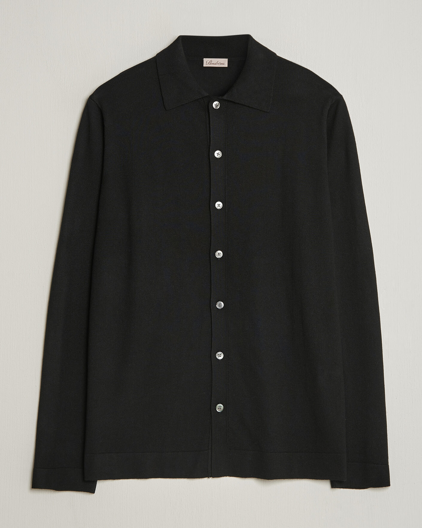 Herre | Gensere | Stenströms | Silk/Cashmere Cardigan Black