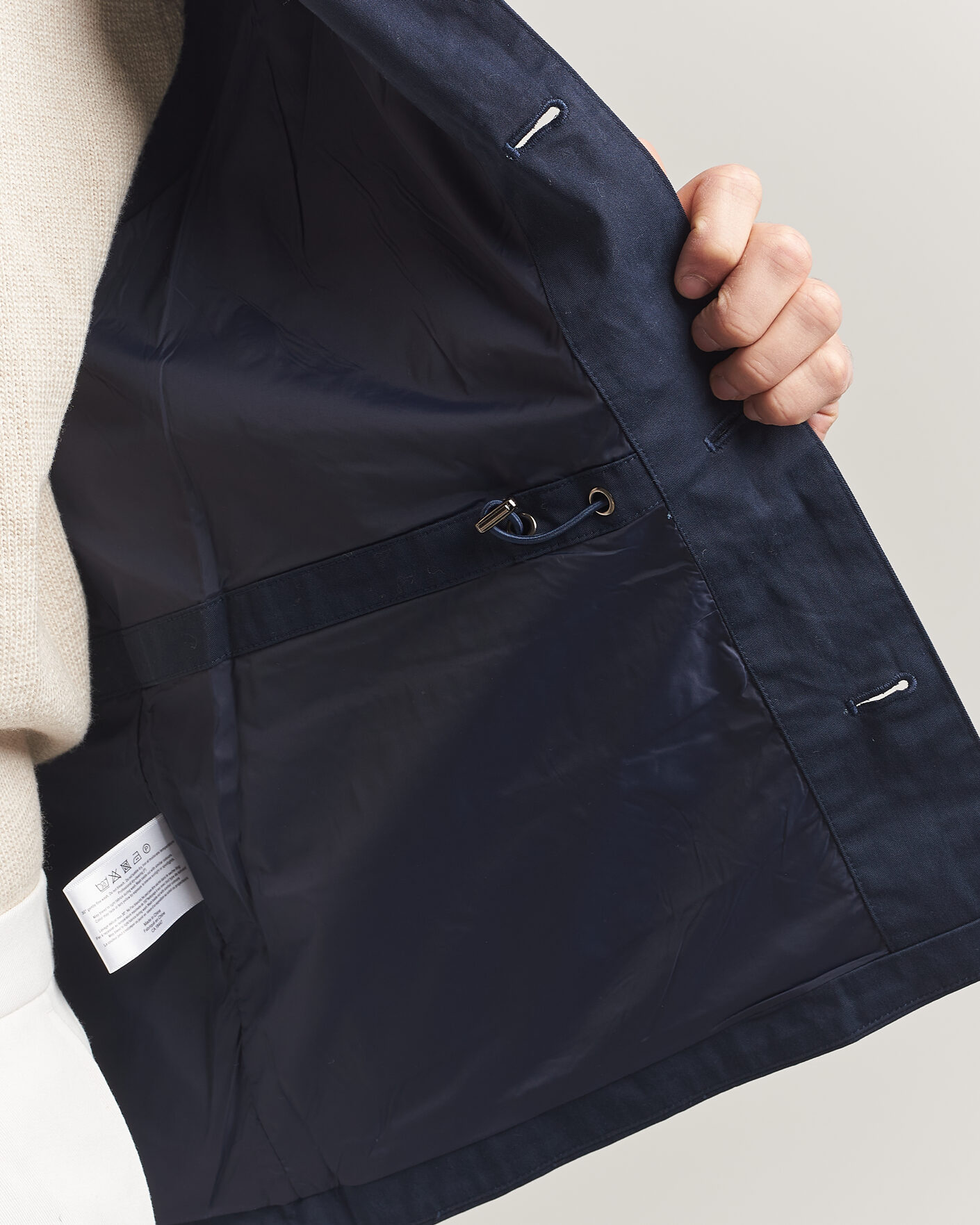 Herre | Vester | Stenströms | Cotton Twill Vest Navy