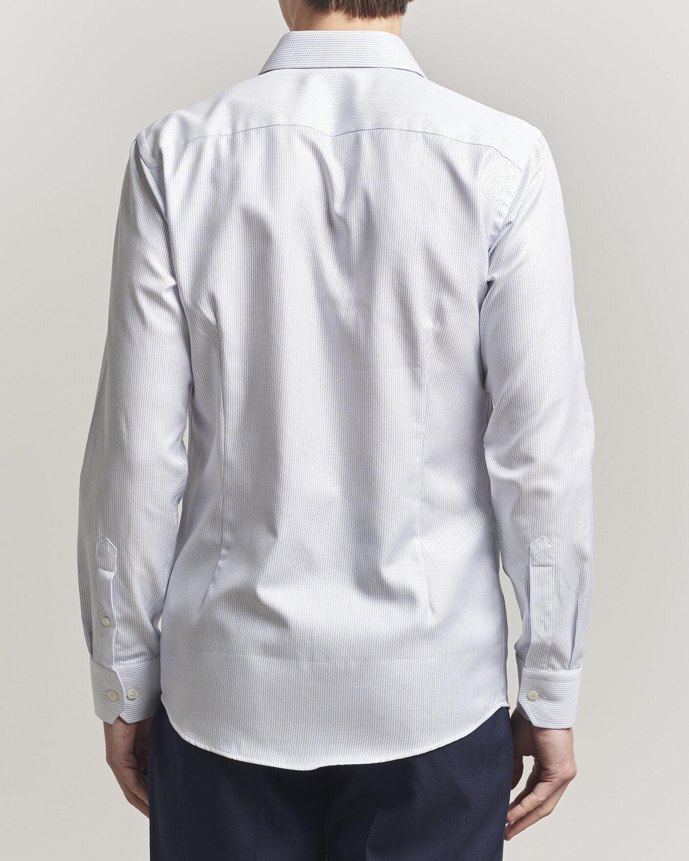 Herre | Skjorter | Eton | Slim Fit Signature Twill Structured Shirt Light Blue