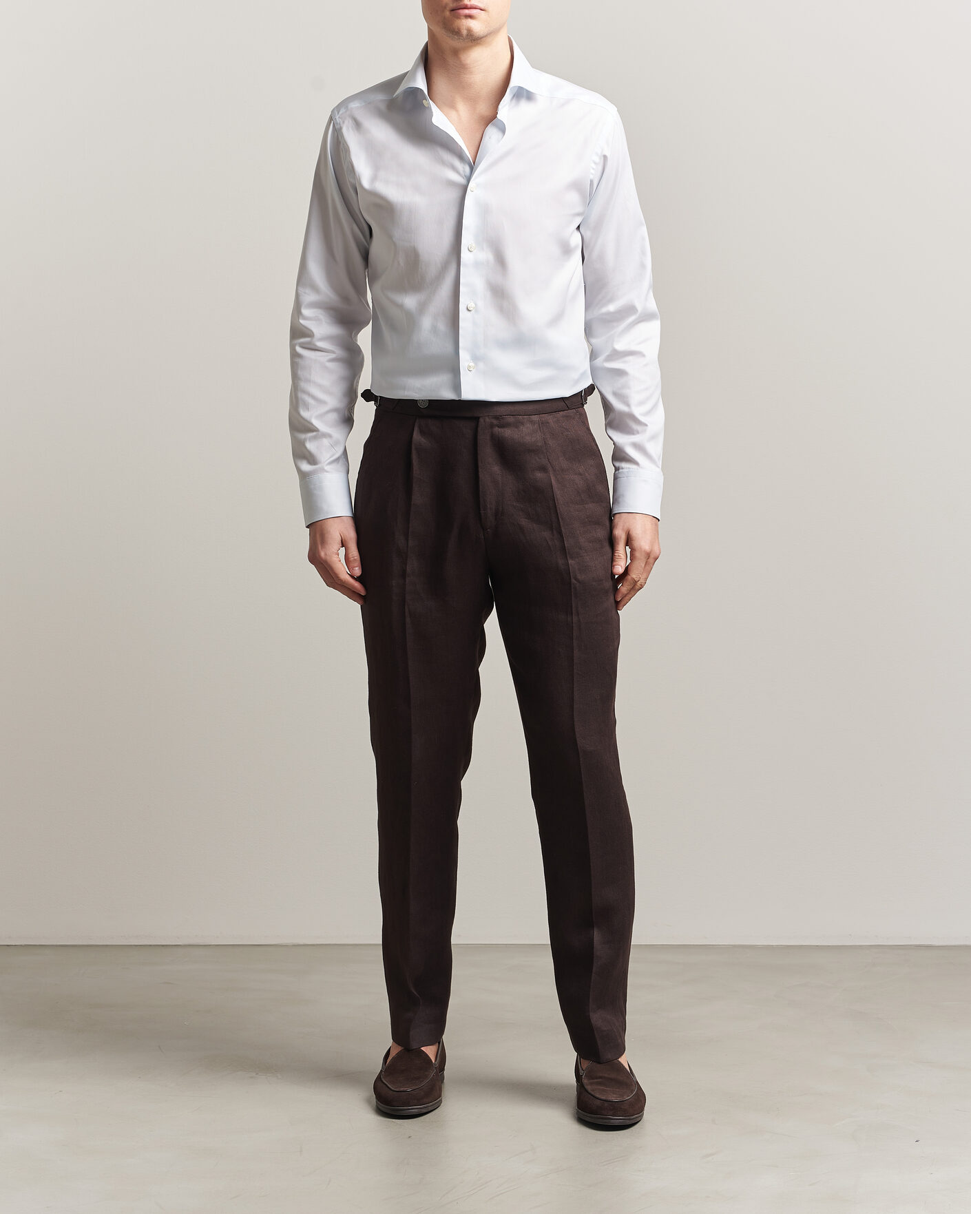 Herre | Skjorter | Eton | Slim Fit Signature Oxford Shirt Light Blue